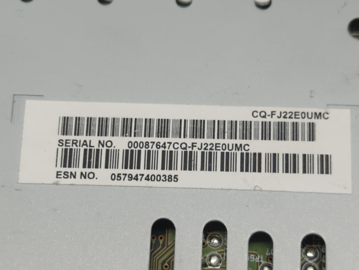 2014-2015 Ford Fusion Radio AM FM Cd Player Receiver Replacement P/N:DS7T-19C107-BM Fits Fits 2014 2015 OEM Used Auto Parts