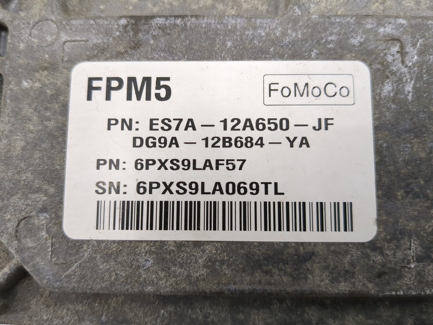 2014-2016 Ford Fusion PCM Engine Control Computer ECU ECM PCU OEM P/N:ES7A-12A650-JF DG9A-12B684-YA Fits Fits 2014 2015 2016