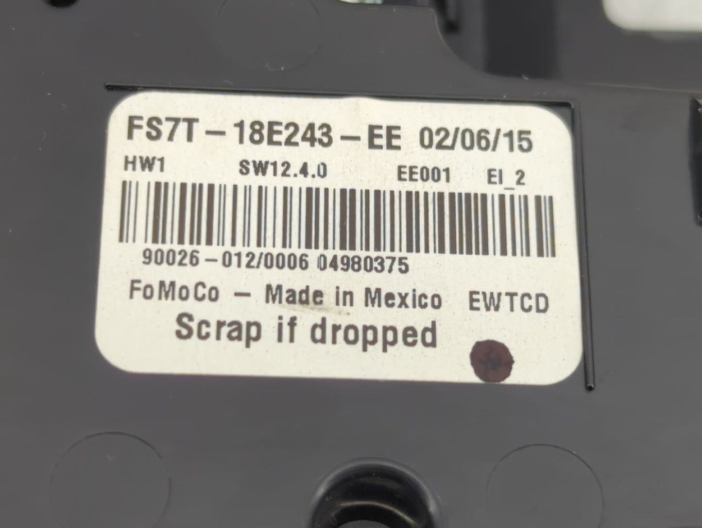 2015-2015 Ford Fusion Radio Control Panel 1469337 - Oemusedautoparts1.com