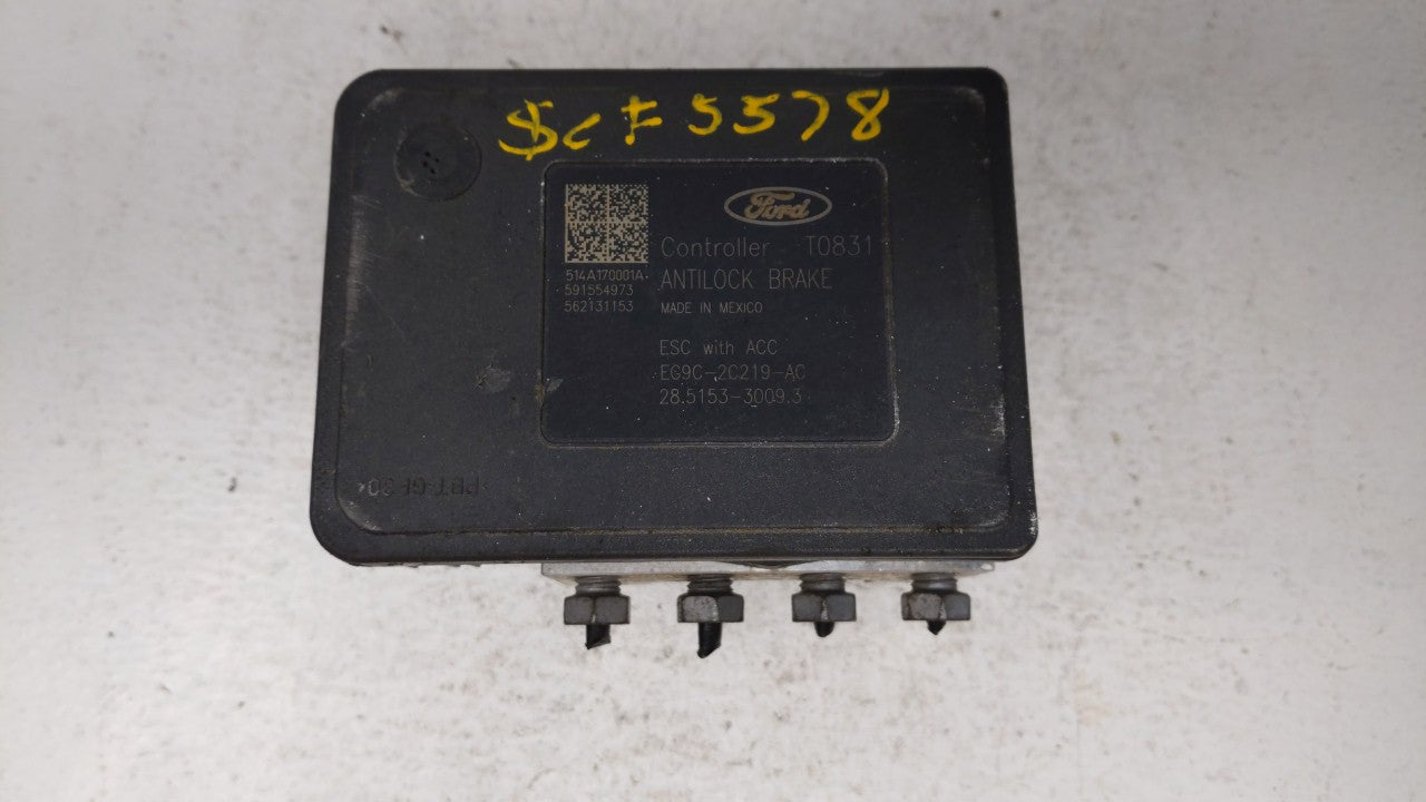 2014-2016 Ford Fusion ABS Pump Control Module Replacement P/N:EG9C-2C405-AF EG9C-2C405-AE, EG9C-2C405-DF Fits Fits 2014 2015