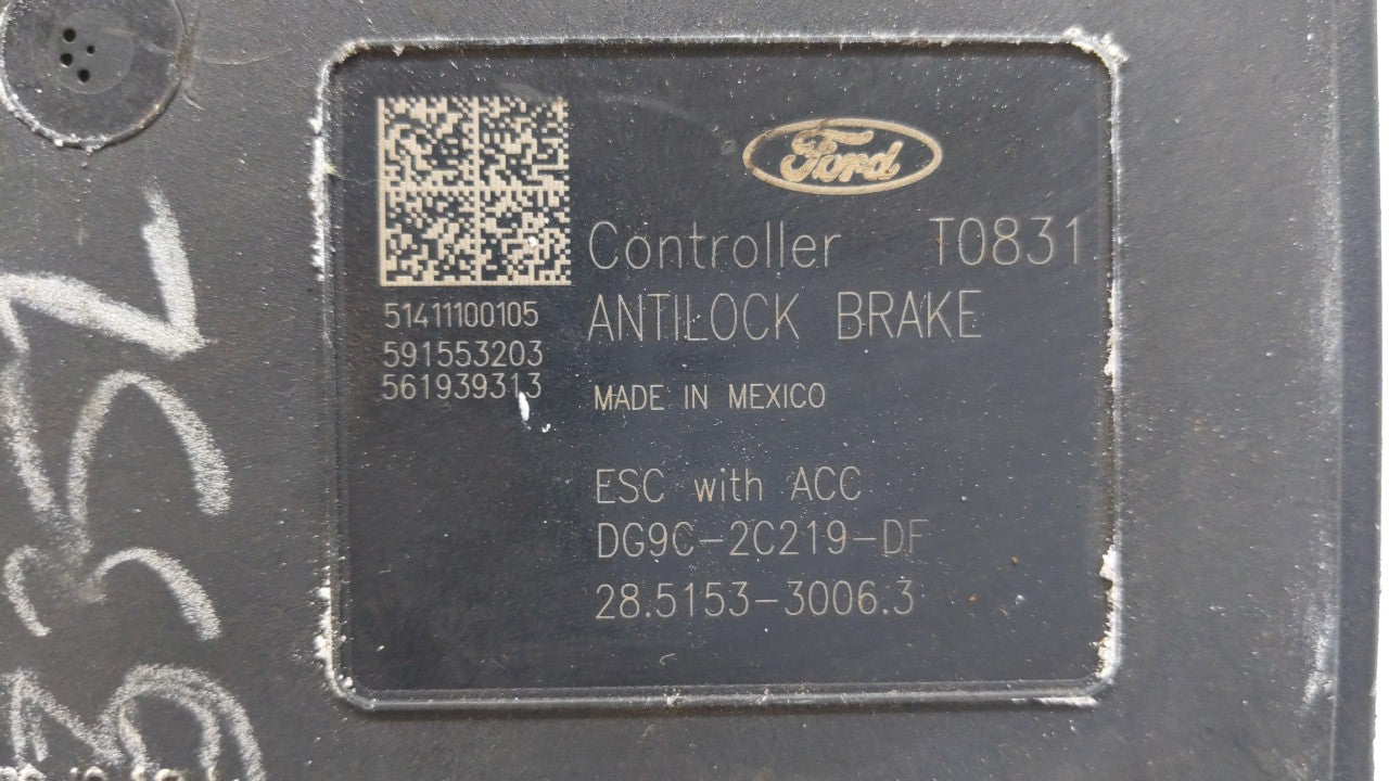 2014-2016 Ford Fusion ABS Pump Control Module Replacement P/N:EG9C-2C405-AF EG9C-2C405-AE, EG9C-2C405-DF Fits Fits 2014 2015