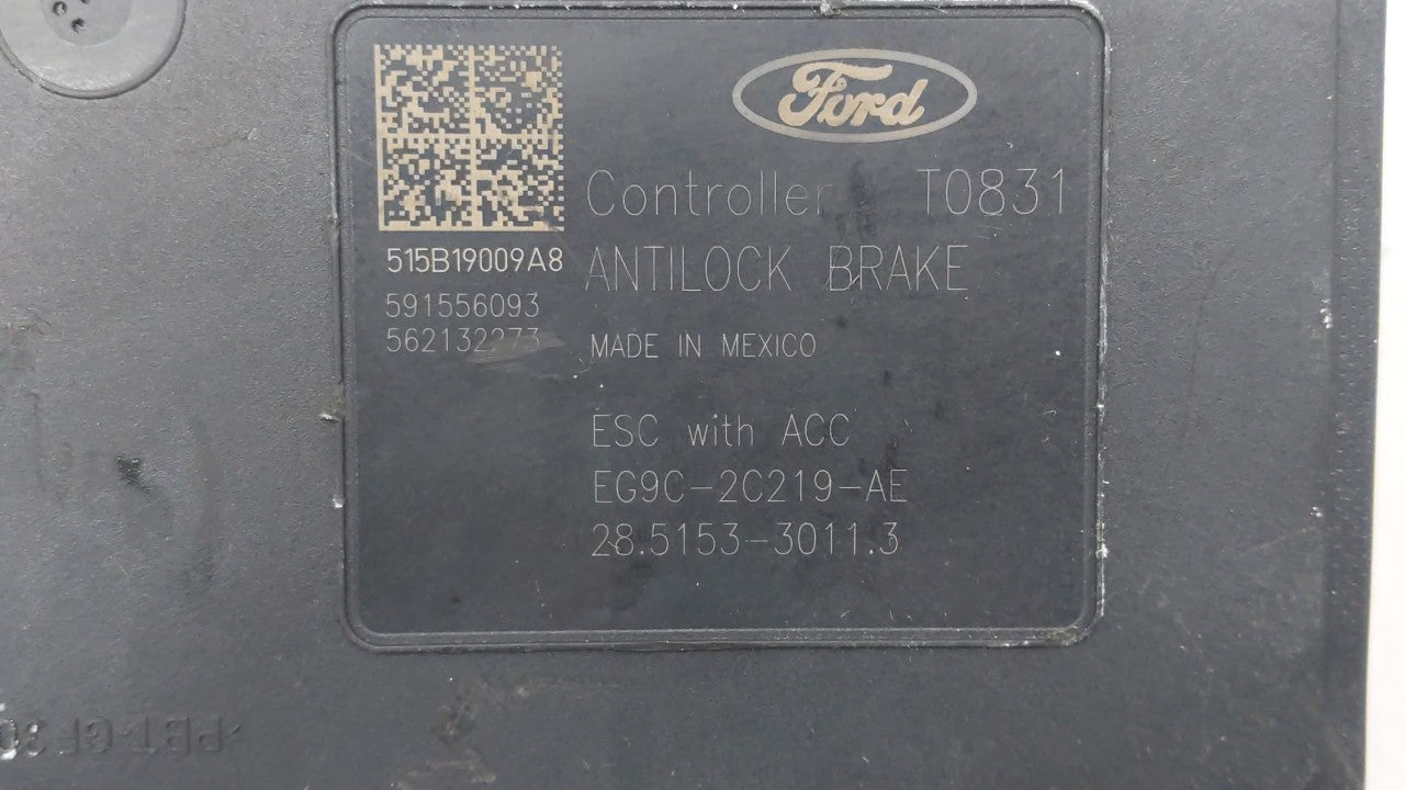 2014-2016 Ford Fusion ABS Pump Control Module Replacement P/N:EG9C-2C405-AF EG9C-2C405-AE, EG9C-2C405-DF Fits Fits 2014 2015