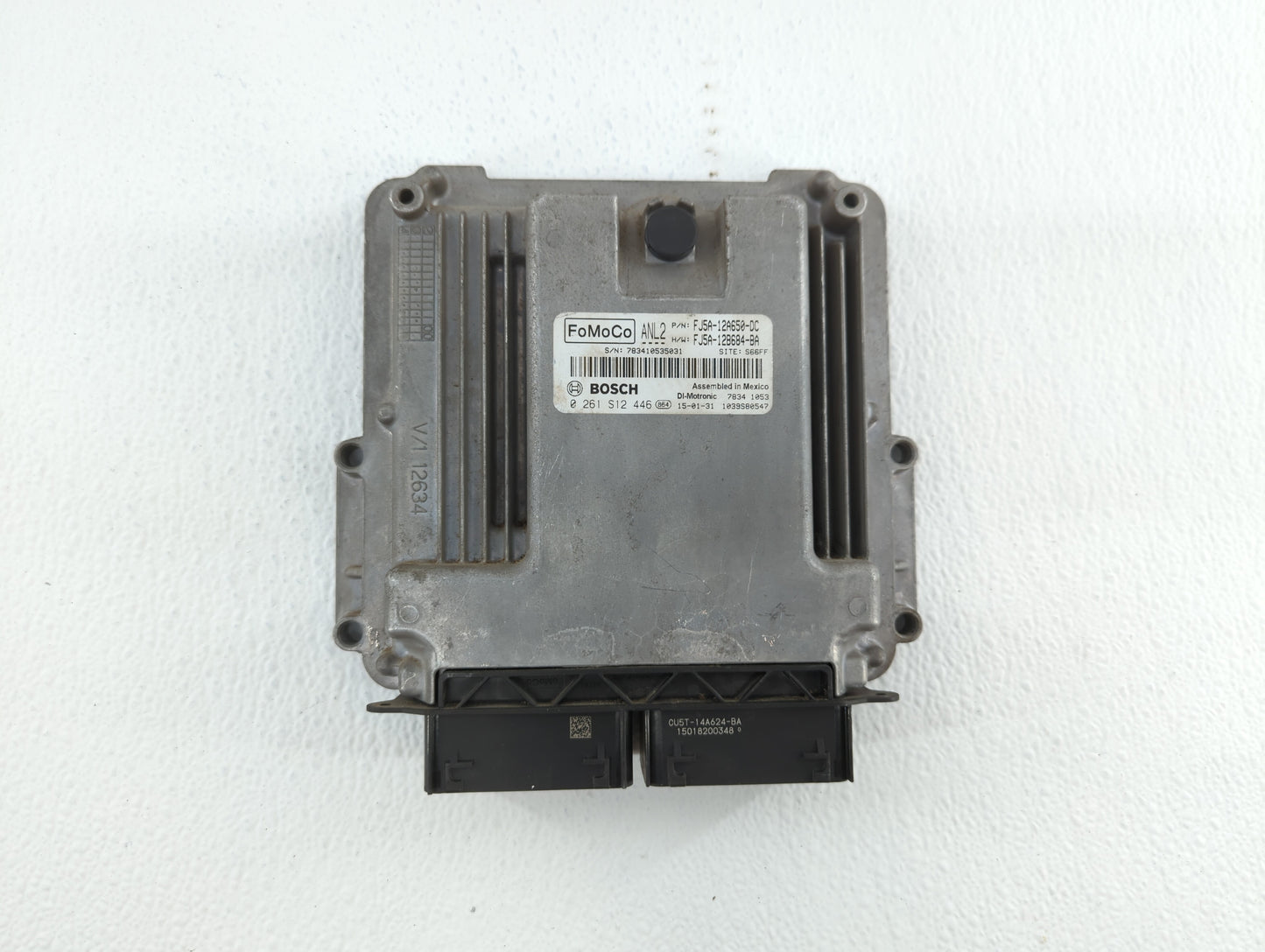 2015 Ford Fusion PCM Engine Control Computer ECU ECM PCU OEM P/N:FJ5A-12A650-DC CU5T-14A624-BA Fits OEM Used Auto Parts - Oe