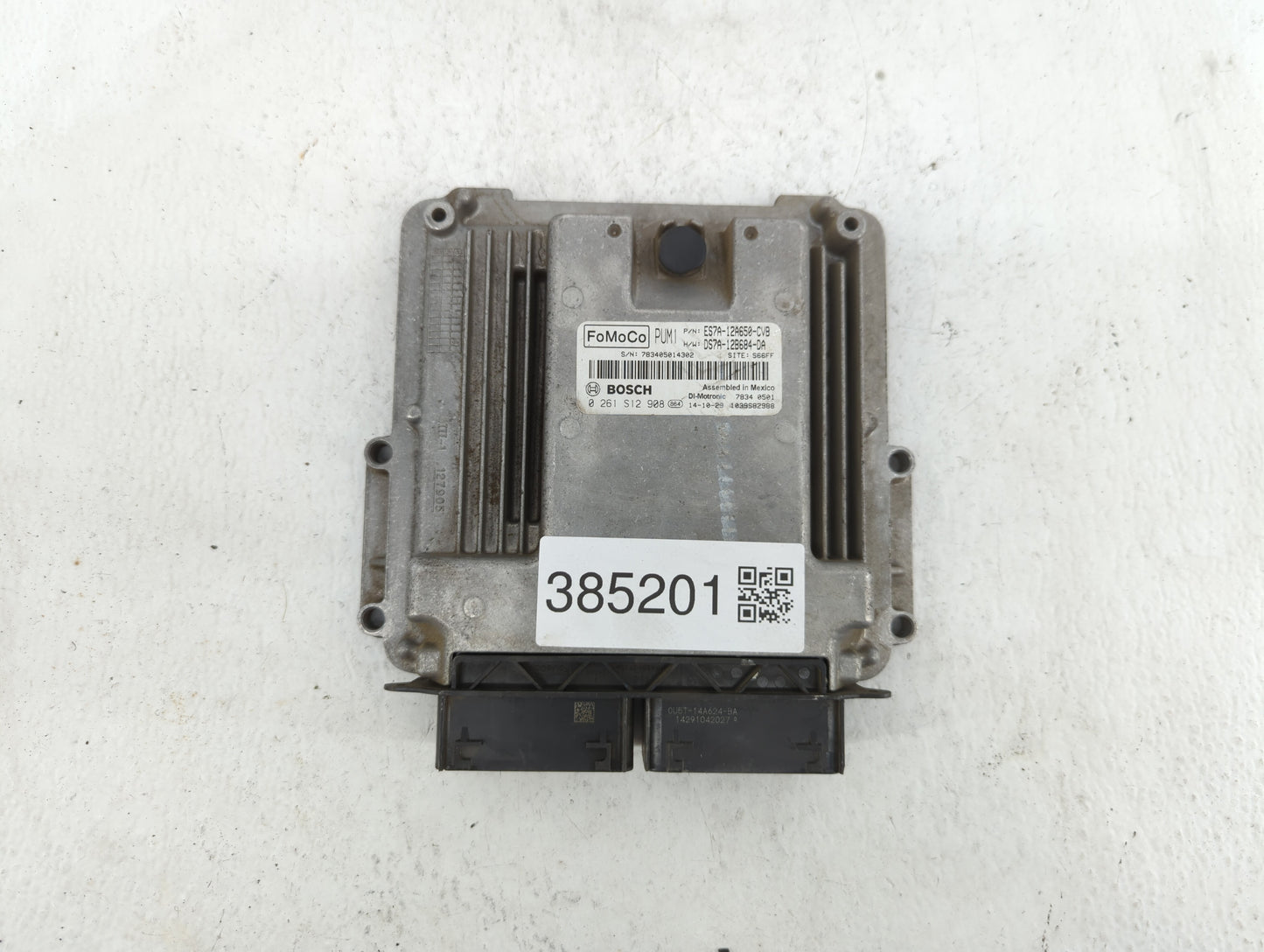 2014-2016 Ford Fusion PCM Engine Control Computer ECU ECM PCU OEM P/N:ES7A-12A650-CVB ES7A-12A650-AK Fits Fits 2014 2015 201