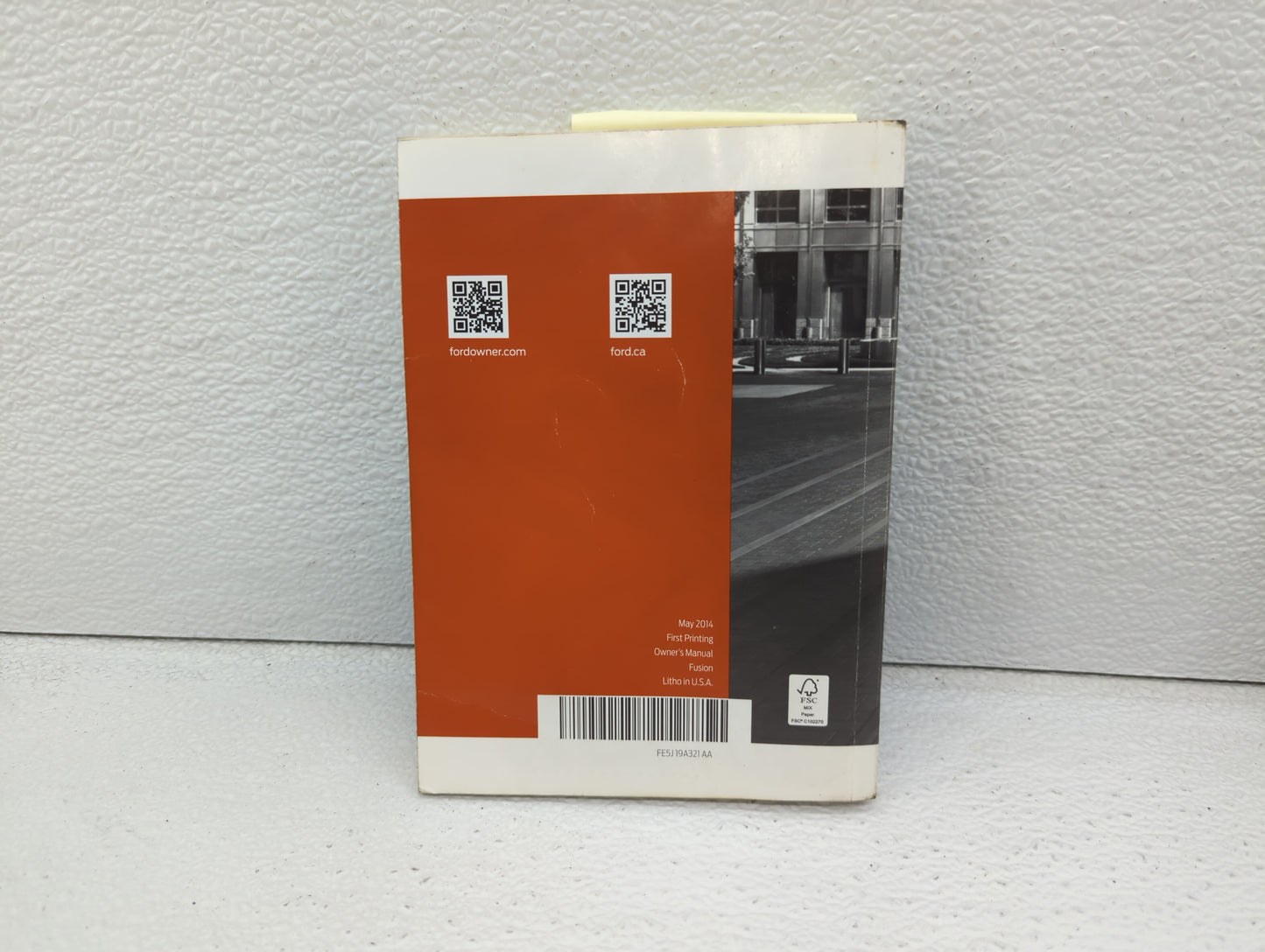 2015 Ford Fusion Owners Manual Book Guide OEM Used Auto Parts - Oemusedautoparts1.com