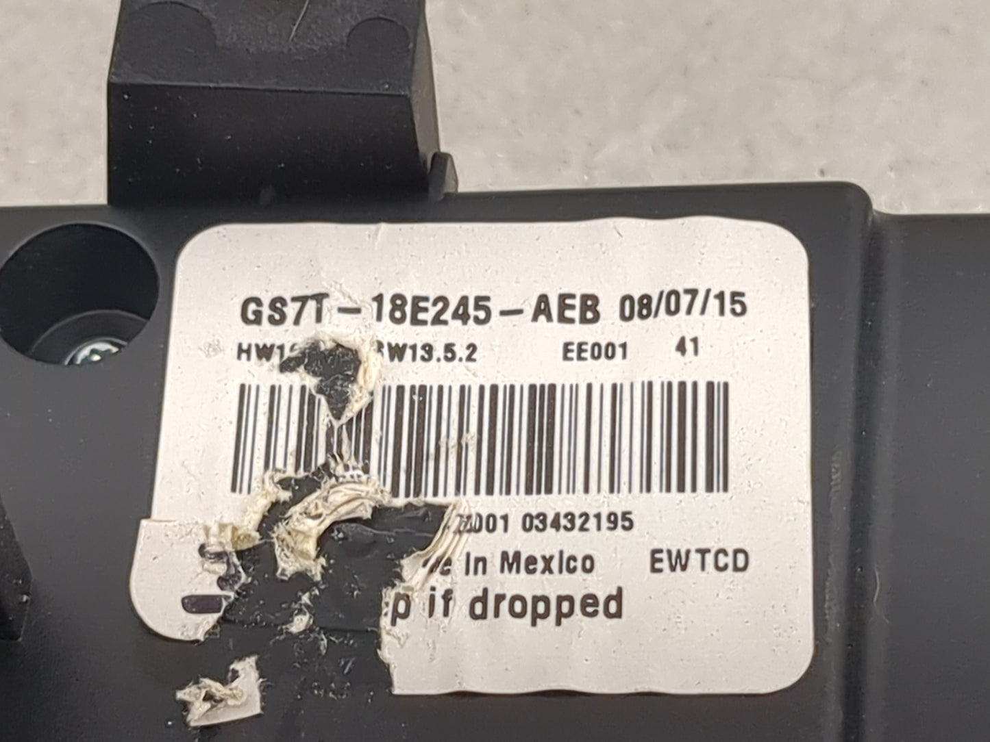 2015 Ford Fusion Climate Control Module Temperature AC/Heater Replacement P/N:GS7T-18E245-AEB Fits OEM Used Auto Parts - Oem