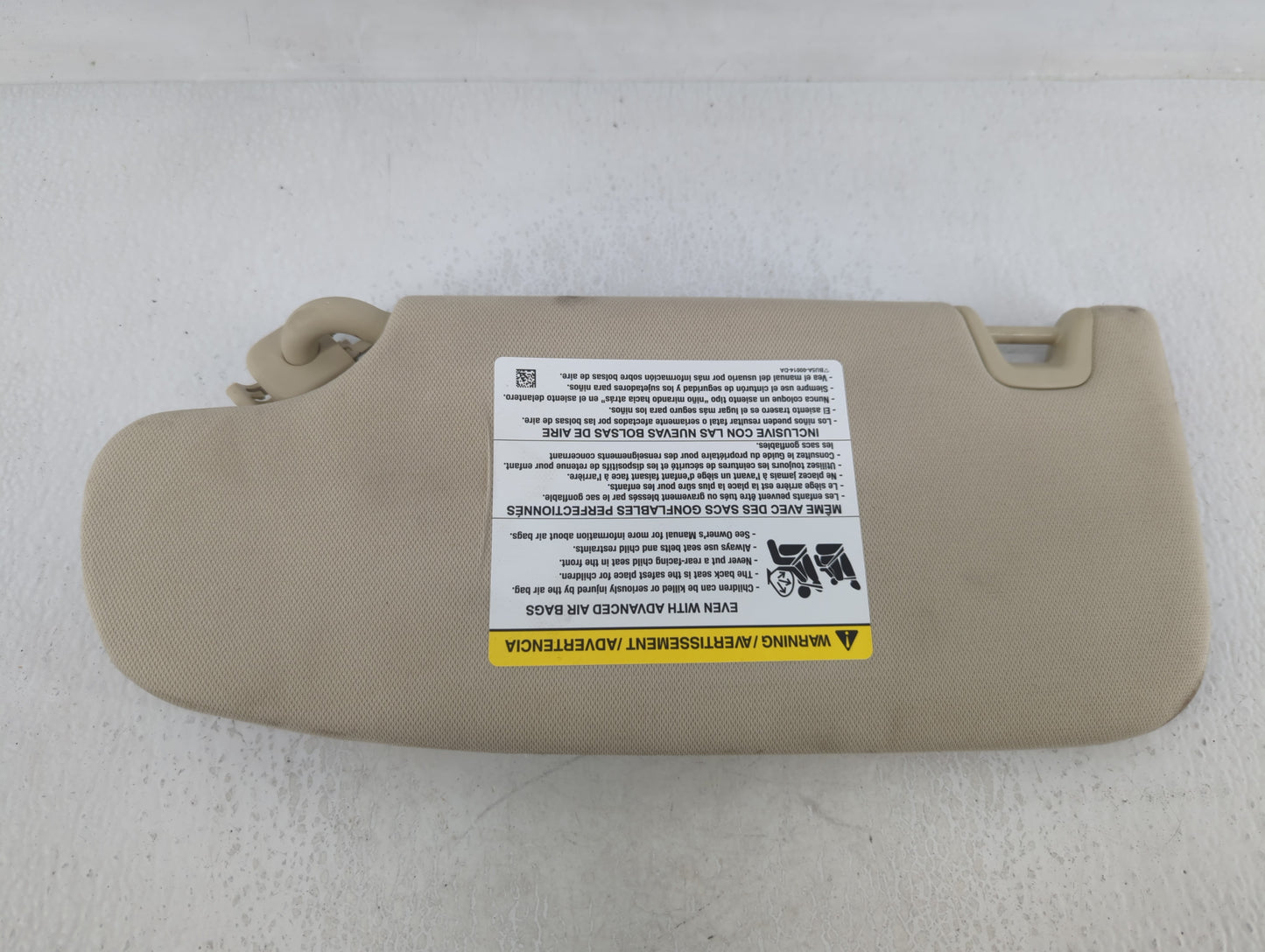 2015-2016 Ford Fusion Sun Visor Shade Replacement Passenger Right Mirror Fits Fits 2015 2016 OEM Used Auto Parts - Oemusedau