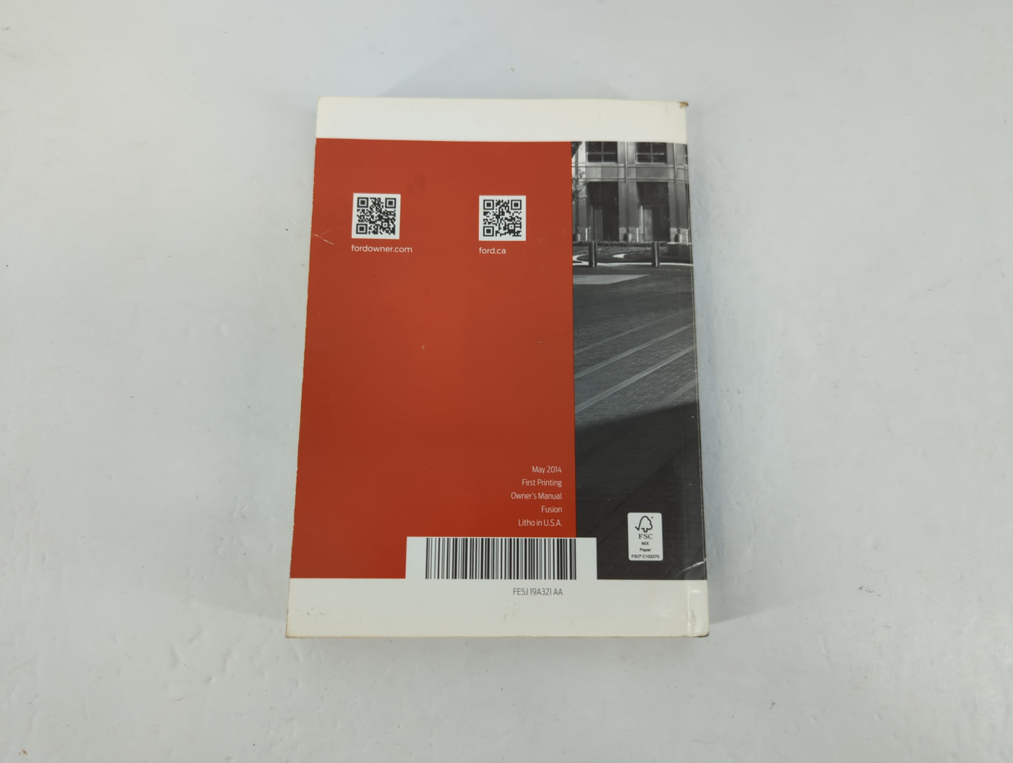 2015 Ford Fusion Owners Manual Book Guide P/N:FE5J 19A321 AA OEM Used Auto Parts - Oemusedautoparts1.com