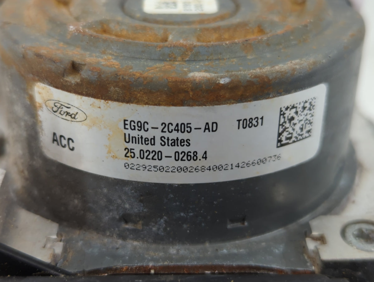 2014-2016 Ford Fusion Anti-Lock Brake ABS Pump Module Actuator OEM P/N:EG9C-2C405-AD Fits Fits 2014 2015 2016 OEM Used Auto