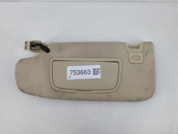 2015-2016 Ford Fusion Sun Visor Shade Replacement Passenger Right Mirror Fits Fits 2015 2016 OEM Used Auto Parts