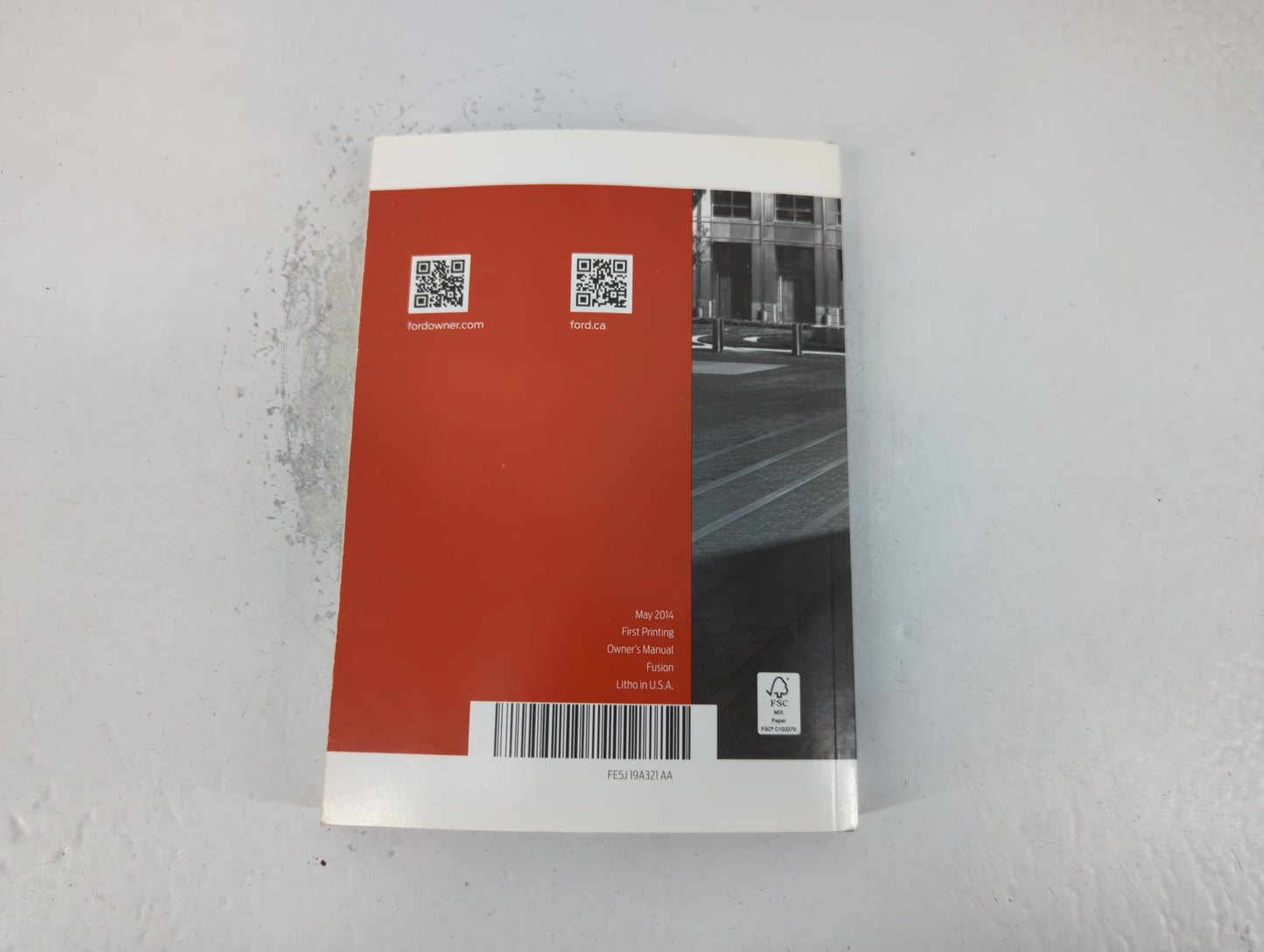 2015 Ford Fusion Owners Manual Book Guide P/N:FE5J19A321 AA OEM Used Auto Parts - Oemusedautoparts1.com