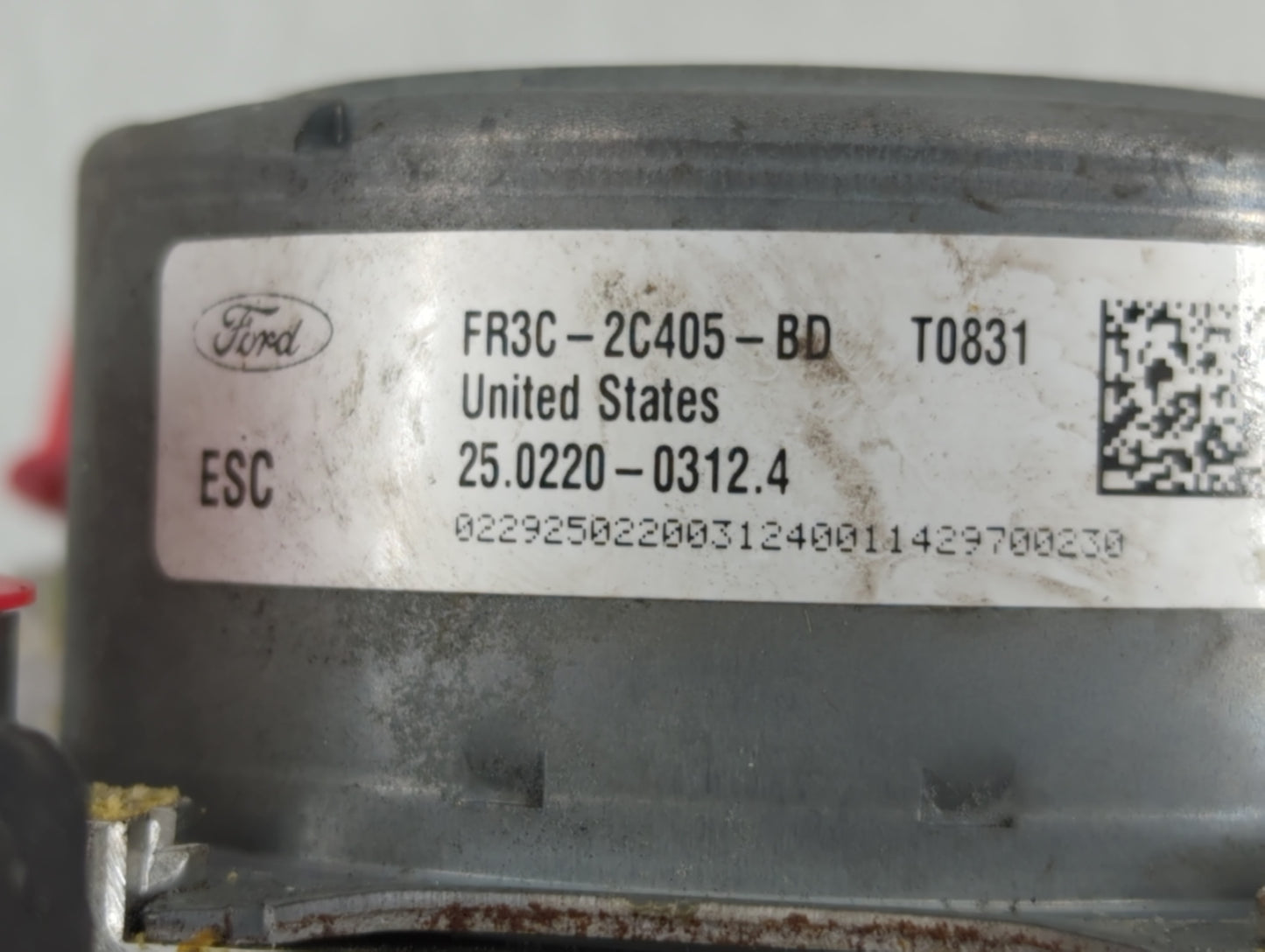 2015 Ford Mustang ABS Pump Control Module Replacement P/N:FR3C-2C405-BE Fits OEM Used Auto Parts - Oemusedautoparts1.com