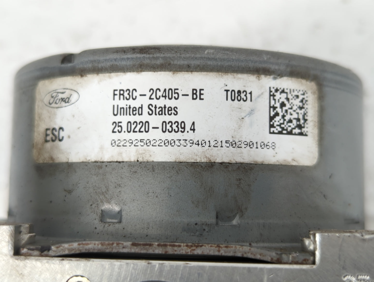 2015 Ford Mustang ABS Pump Control Module Replacement P/N:FR3C-2C405-BE Fits OEM Used Auto Parts - Oemusedautoparts1.com