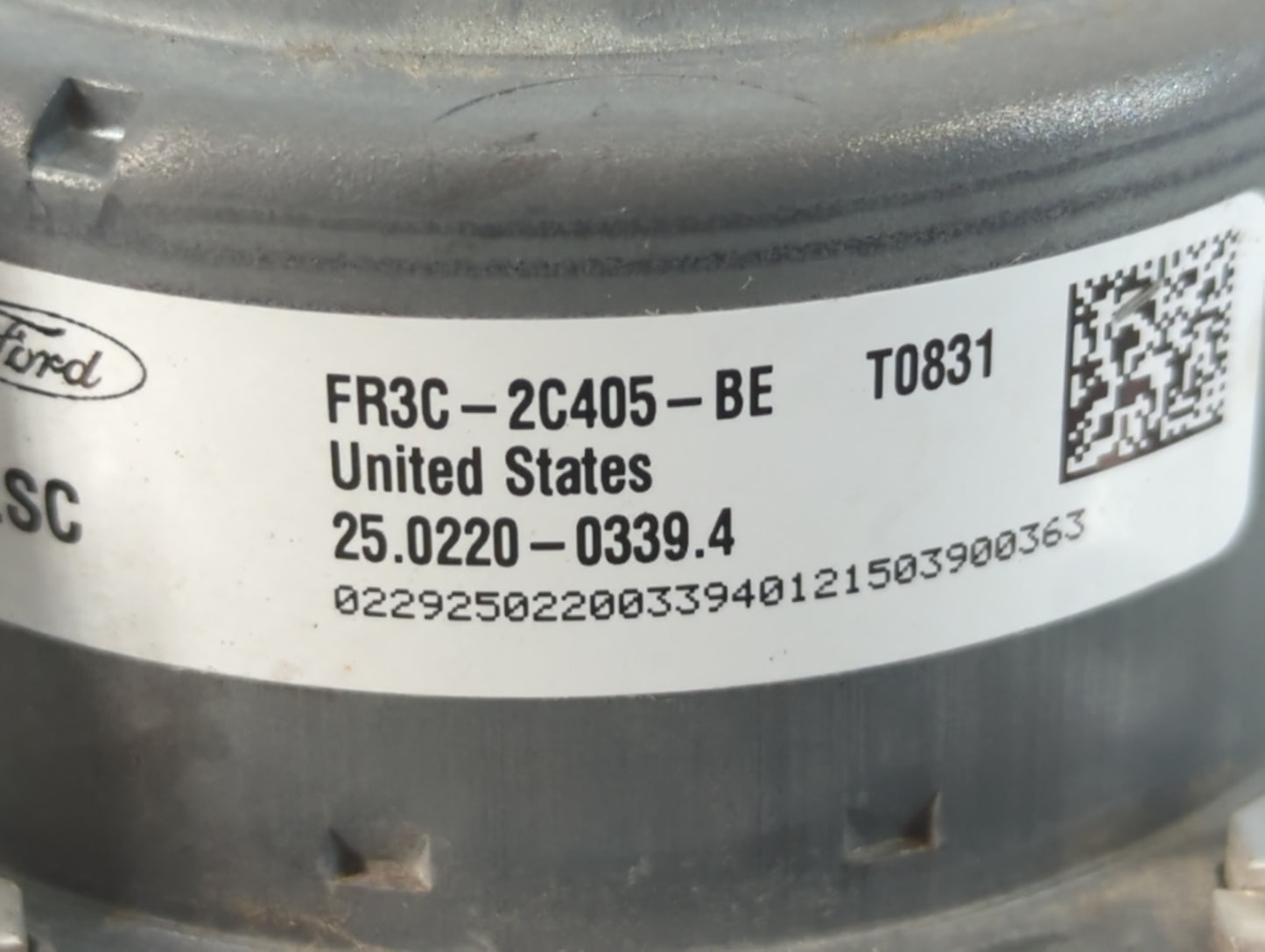 2015 Ford Mustang ABS Pump Control Module Replacement P/N:FR3C-2C405-BE Fits OEM Used Auto Parts - Oemusedautoparts1.com