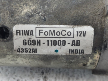 2014-2021 Ford Transit Car Starter Motor Solenoid OEM P/N:6G9N-11000-AB Fits Fits 2014 2015 2016 2017 2018 2019 2020 2021 OEM Used Auto Parts
