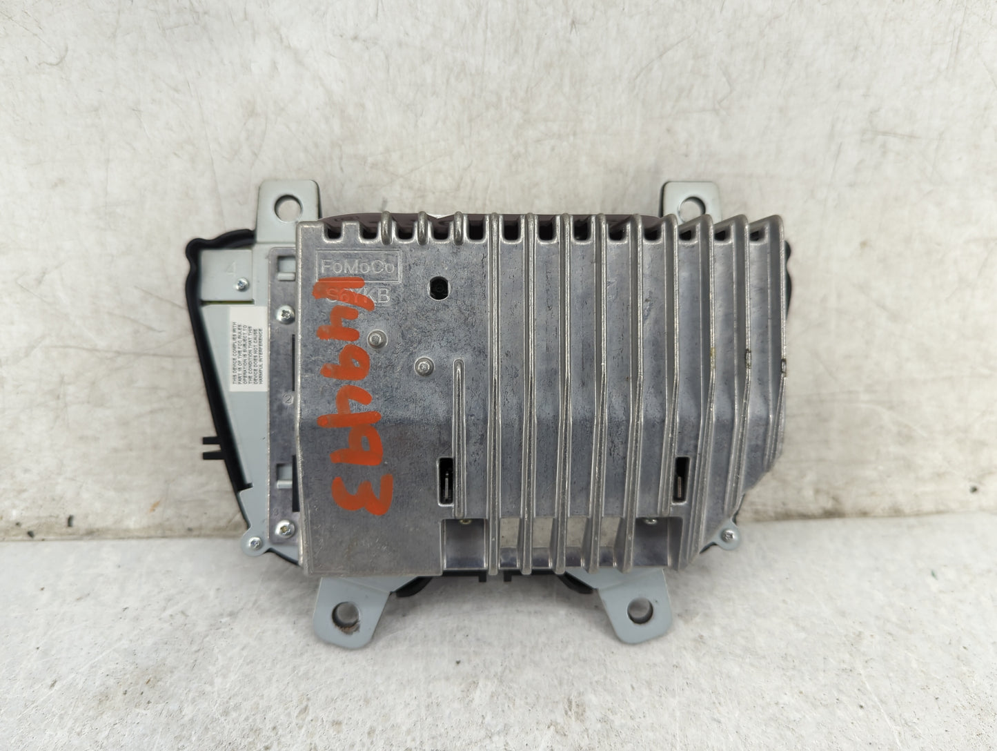 2015 Ford Transit 150 Radio AM FM Cd Player Receiver Replacement P/N:CK4T-18K810-AH Fits OEM Used Auto Parts - Oemusedautopa