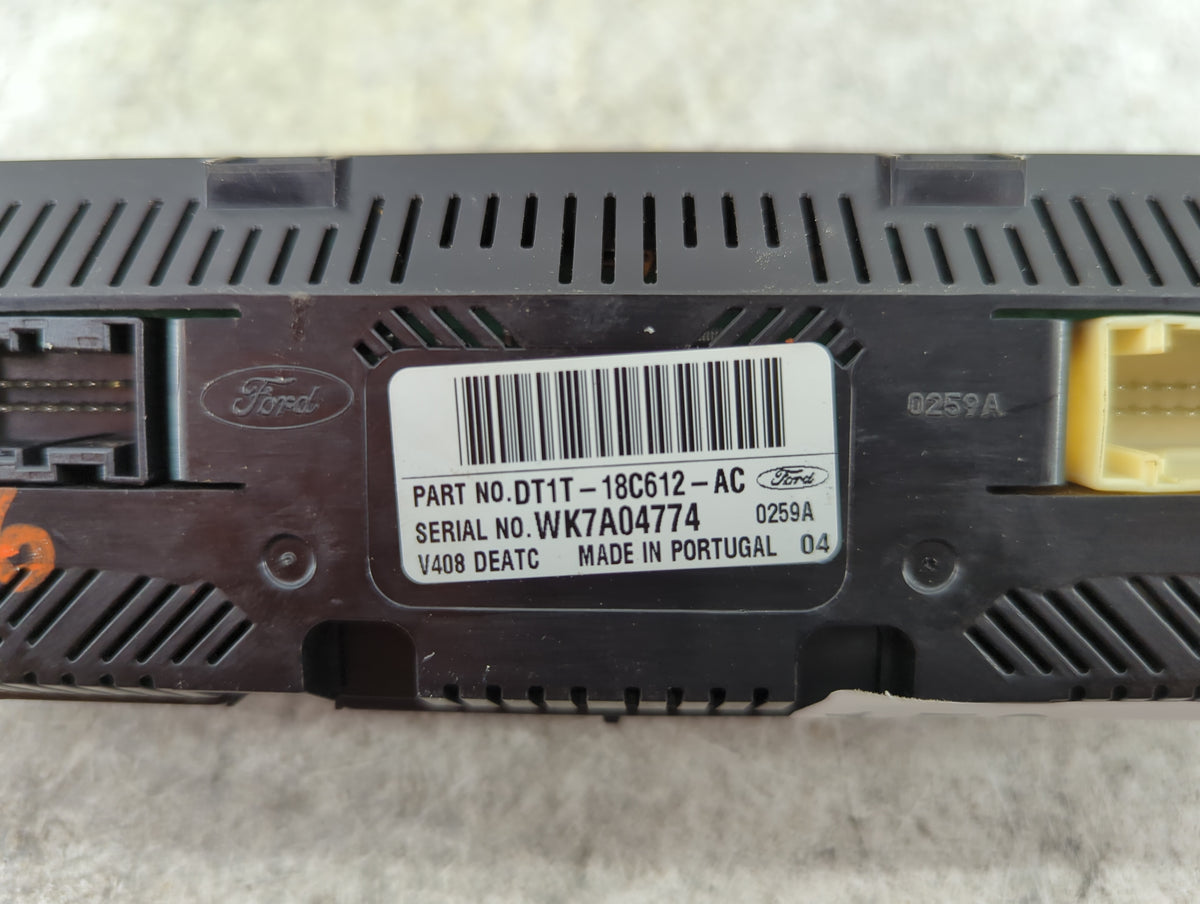 2014 Ford Transit Connect Climate Control Module Temperature AC/Heater Replacement P/N:DT1T-18C612-AC WK7A04774 Fits OEM Use