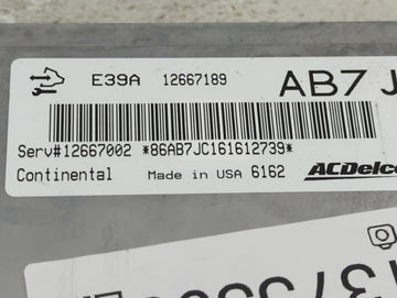 2013-2016 Gmc Terrain PCM Engine Control Computer ECU ECM PCU OEM P/N:12667189 Fits Fits 2013 2014 2015 2016 OEM Used Auto Parts