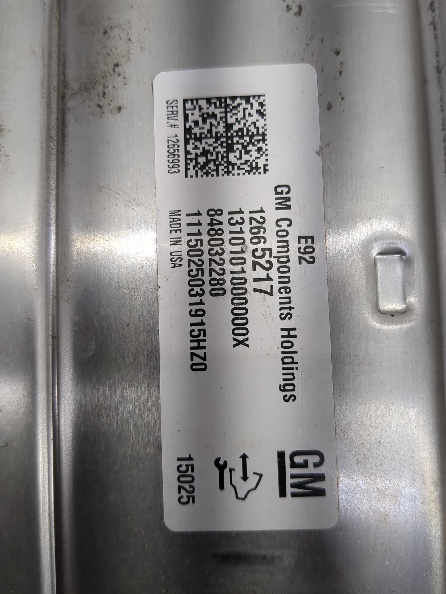 2015-2016 Gmc Yukon PCM Engine Control Computer ECU ECM PCU OEM P/N:12665217 848032280 Fits Fits 2014 2015 2016 OEM Used Aut