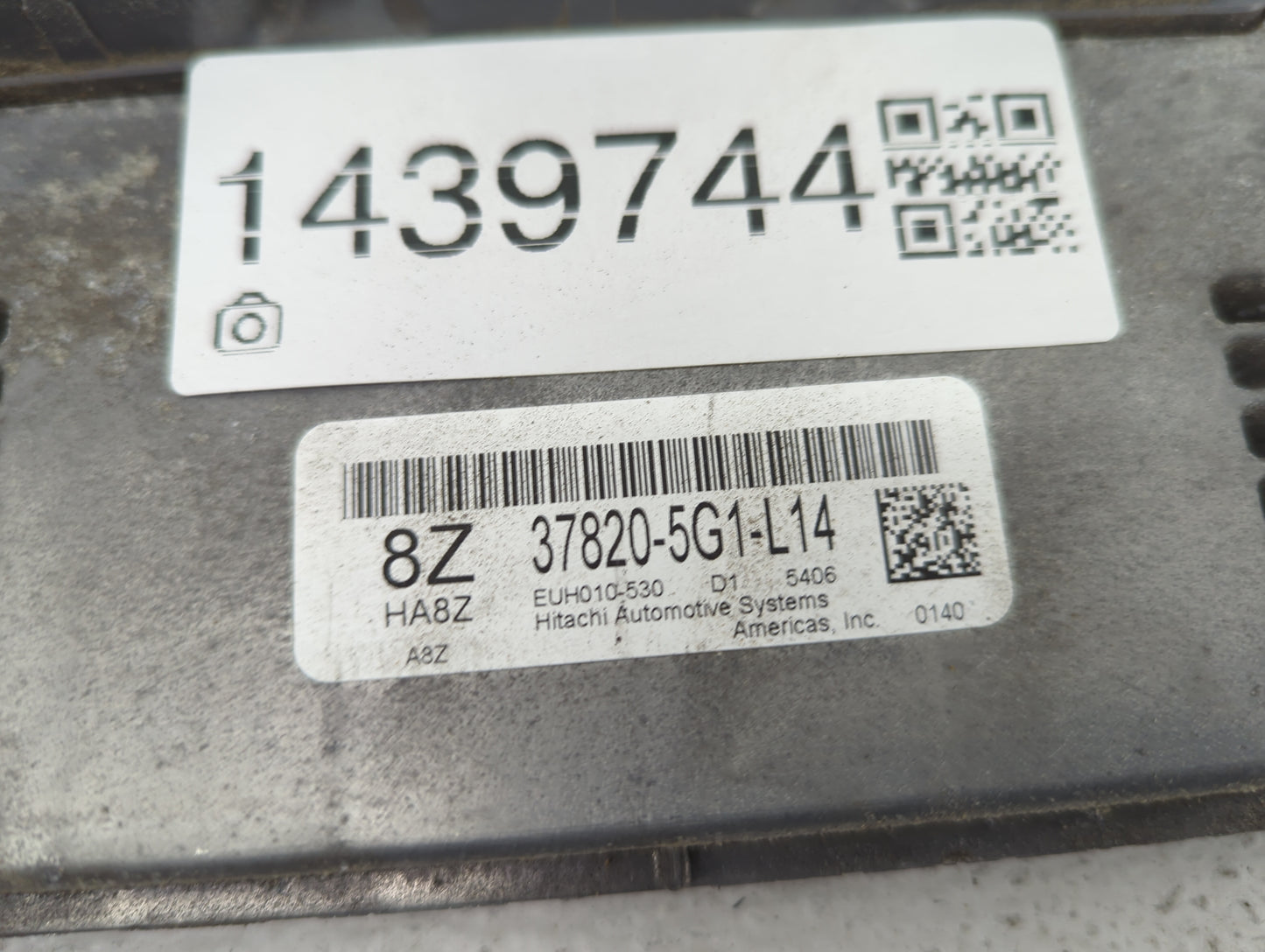 2015 Honda Accord PCM Engine Control Computer ECU ECM PCU OEM P/N:37820-5G1-L14 Fits OEM Used Auto Parts - Oemusedautoparts1