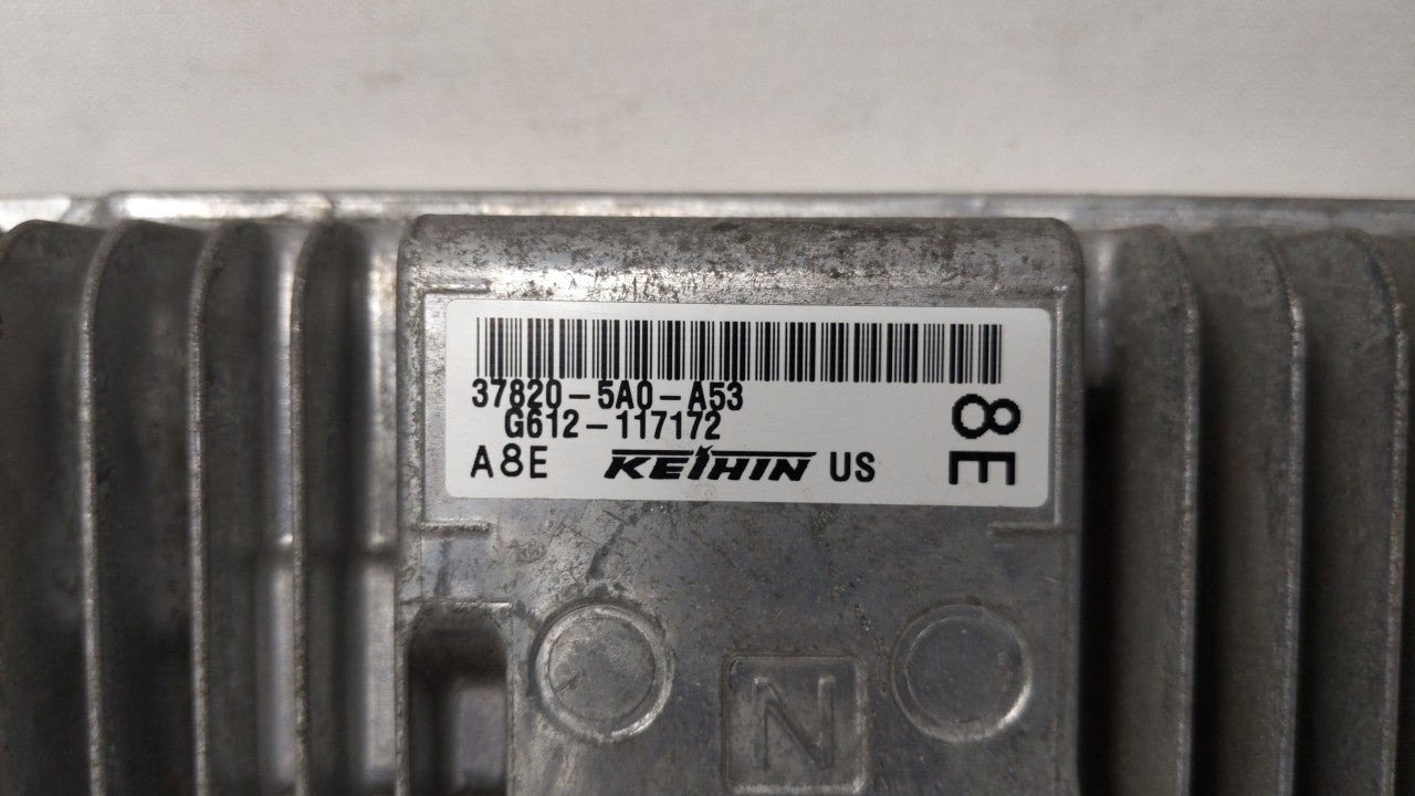 2015 Honda Accord PCM Engine Control Computer ECU ECM PCU OEM P/N:37820-5A0-A53 37820-5A0-A54, 37820-5A0-A53 Fits OEM Used A