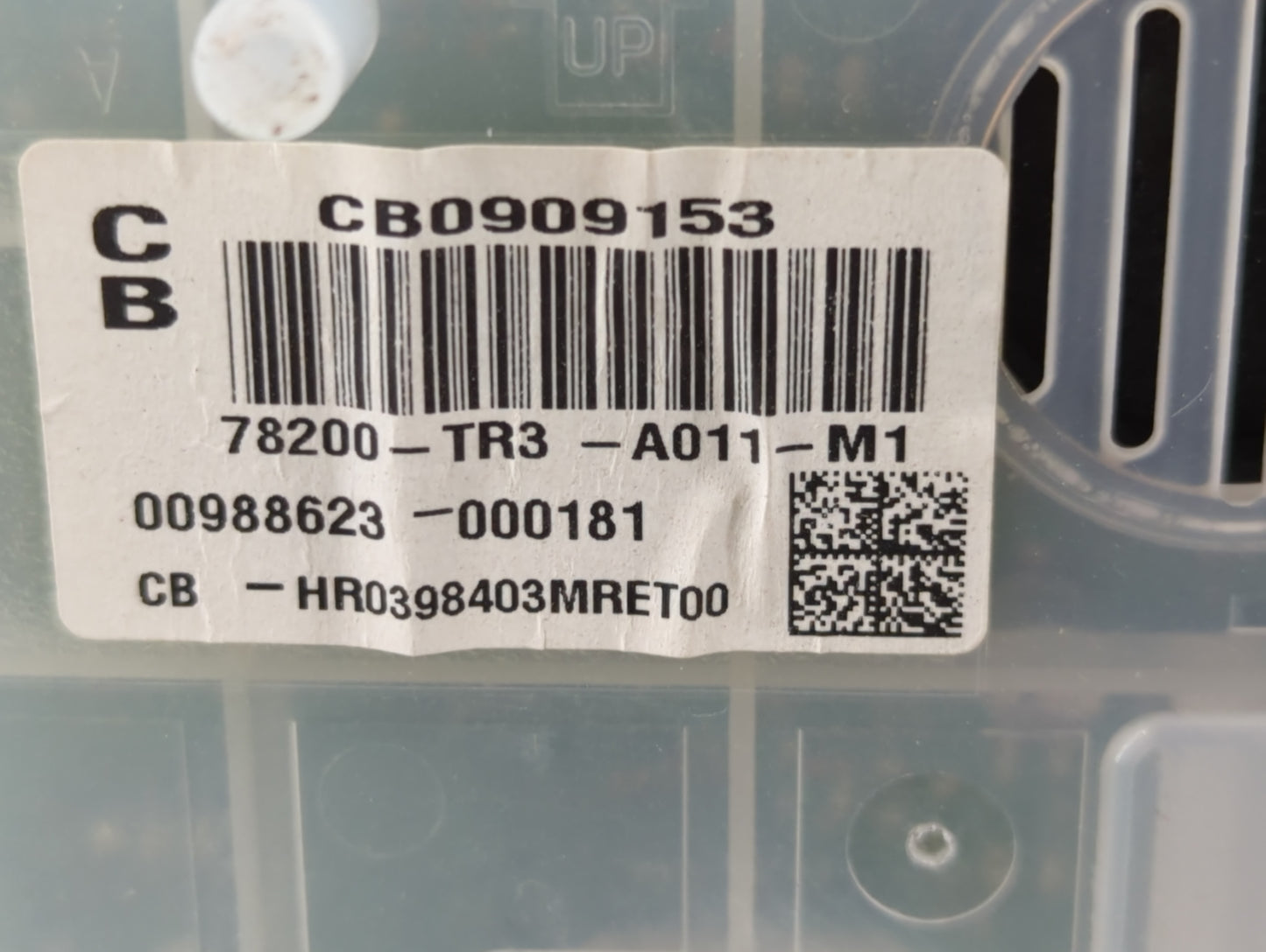 2015 Honda Civic Instrument Cluster Speedometer Gauges P/N:78200-TR3-A011-M1 Fits OEM Used Auto Parts - Oemusedautoparts1.co
