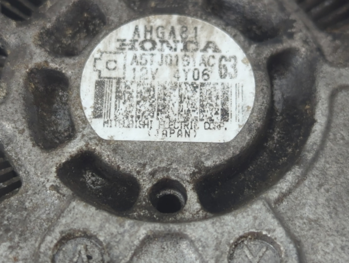 2012-2015 Honda Civic Alternator Replacement Generator Charging Assembly Engine OEM Fits Fits 2012 2013 2014 2015 2016 2017