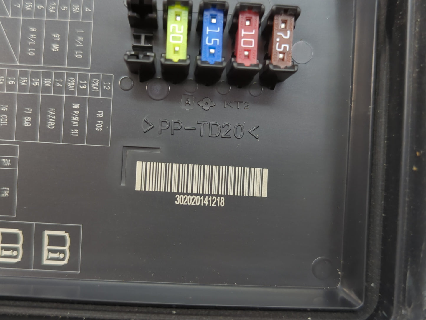2012-2015 Honda Civic Fusebox Fuse Box Panel Relay Module Fits Fits 2012 2013 2014 2015 OEM Used Auto Parts - Oemusedautopar