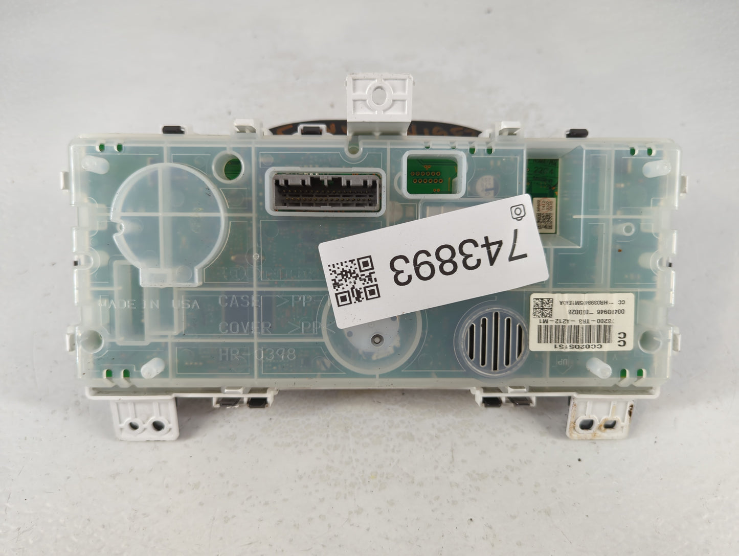 2012-2015 Honda Civic Instrument Cluster Speedometer Gauges P/N:73200-TR3-A212-M1 CC0205151 Fits Fits 2012 2013 2014 2015 OE