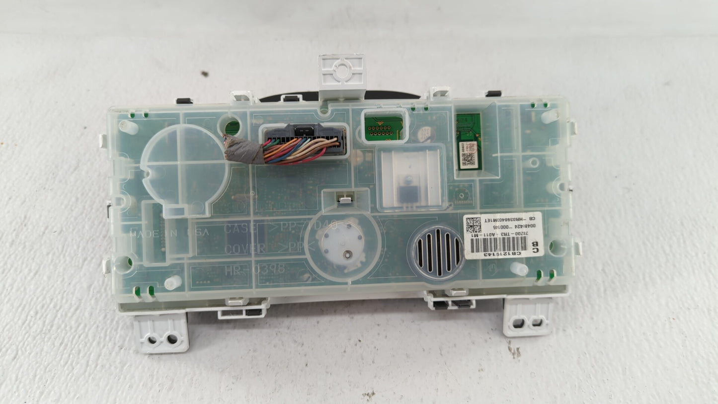 2015 Honda Civic Instrument Cluster Speedometer Gauges P/N:78200-TR3-A011-M1 Fits Fits 2012 2013 2014 OEM Used Auto Parts -