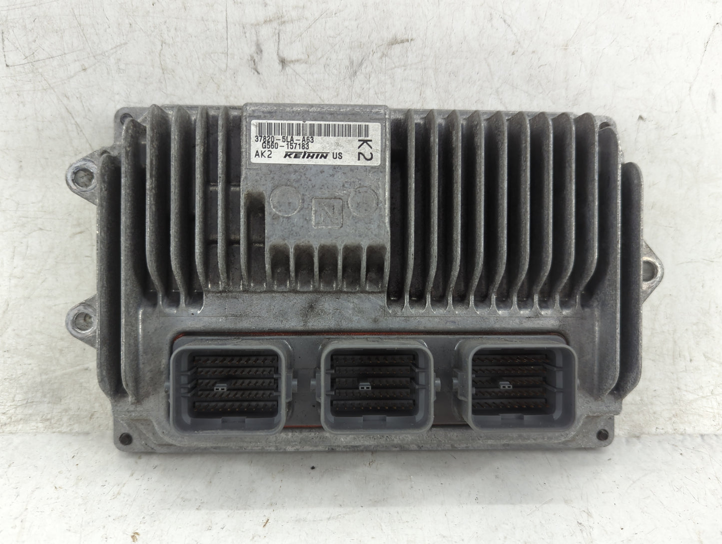 2015 Honda Cr-V PCM Engine Control Computer ECU ECM PCU OEM P/N:37820-5LA-A63 Fits OEM Used Auto Parts - Oemusedautoparts1.c