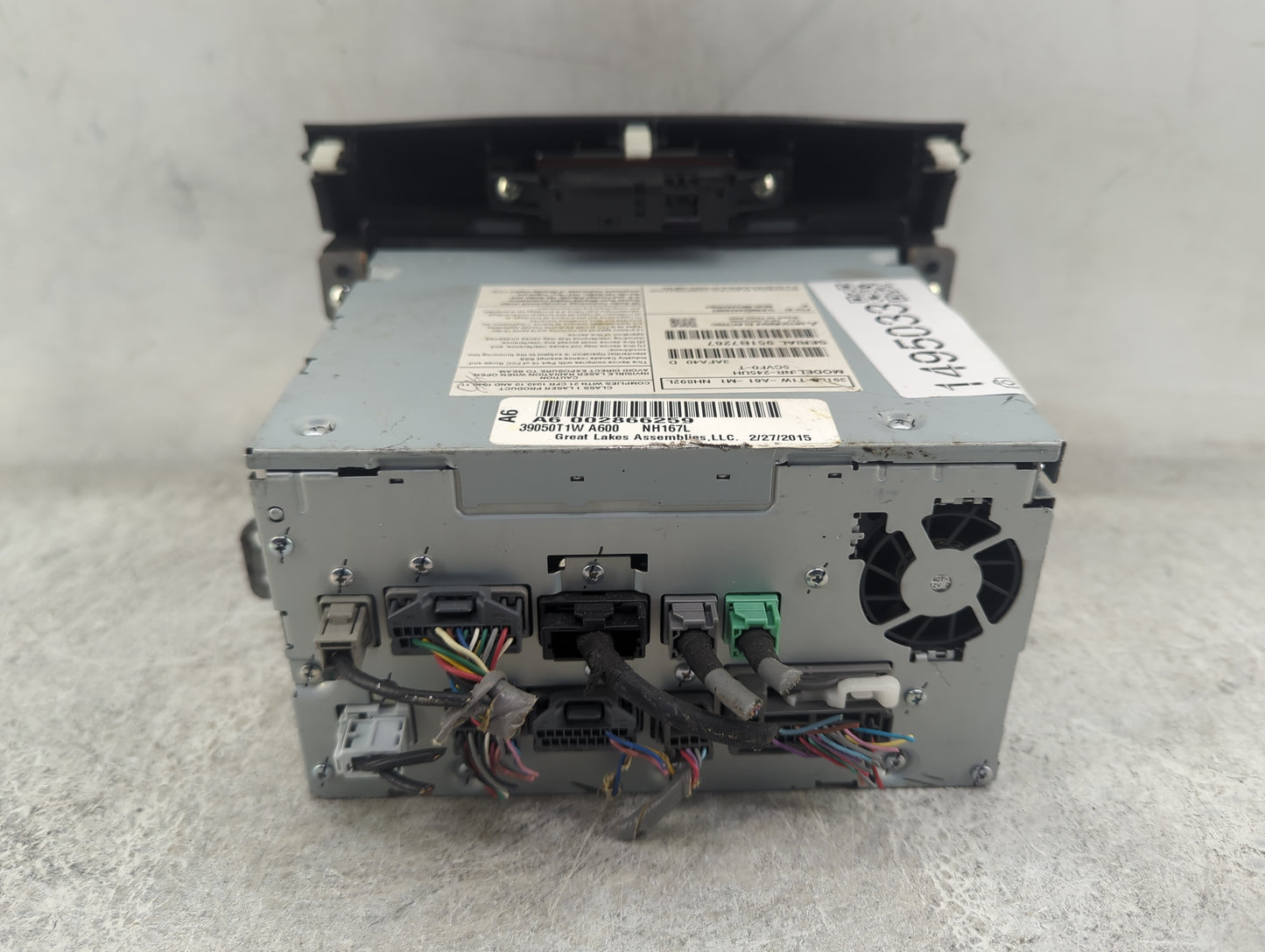 2015-2016 Honda Cr-v Tuner Satellite Receiver 1495033 - Oemusedautoparts1.com