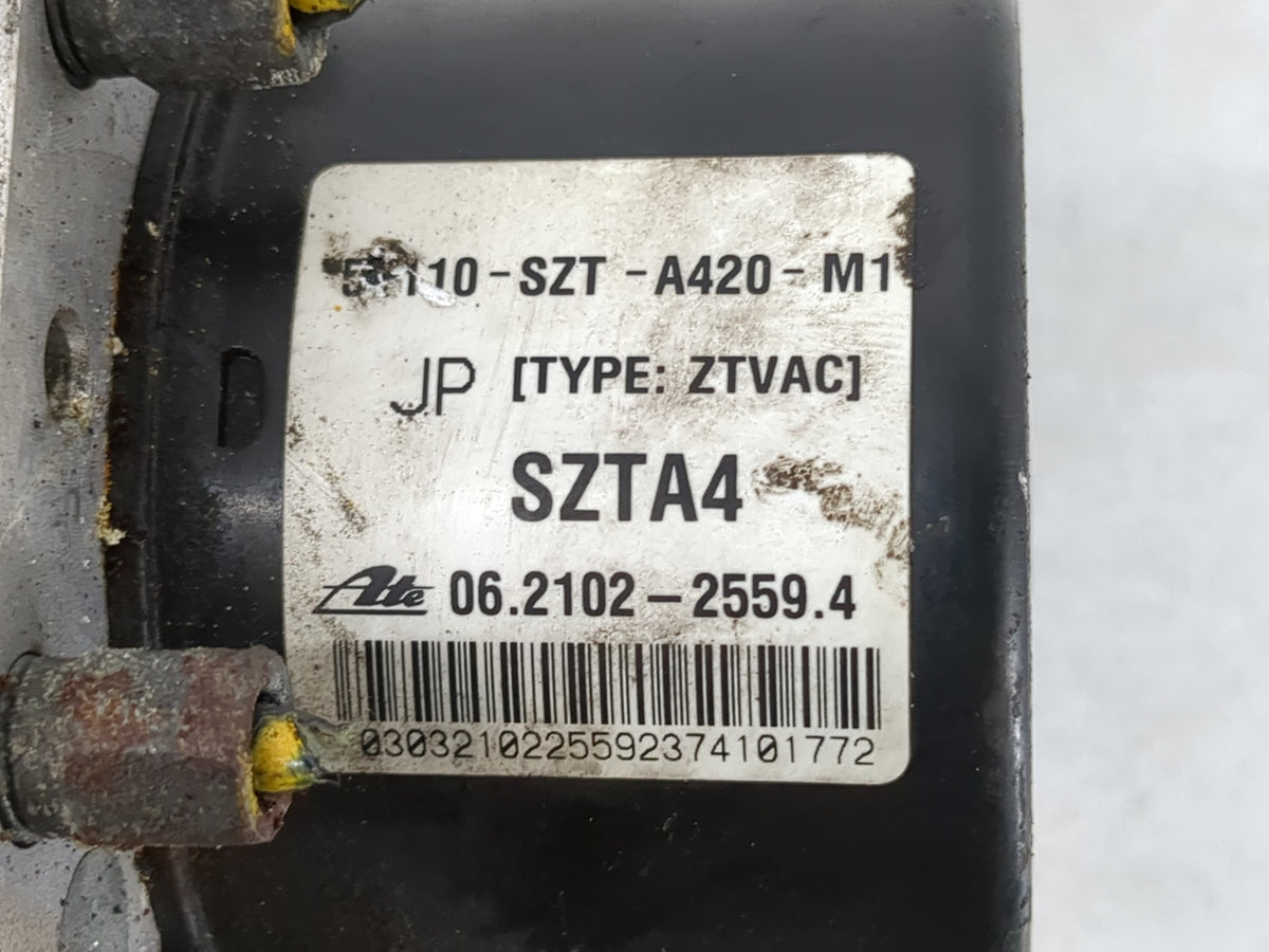 2013-2015 Honda Cr-Z Anti-Lock Brake ABS Pump Module Actuator OEM P/N:57110-SZT-A420-M1 Fits Fits 2013 2014 2015 OEM Used Au