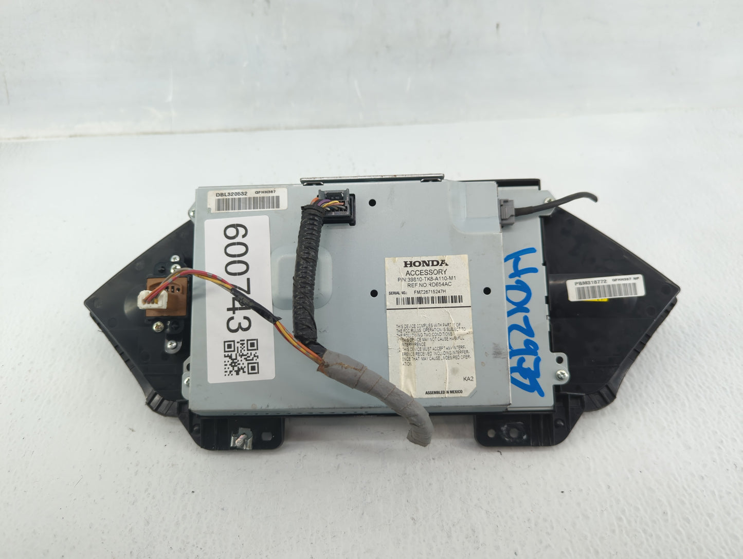 2014-2017 Honda Odyssey Information Display Screen - Oemusedautoparts1.com