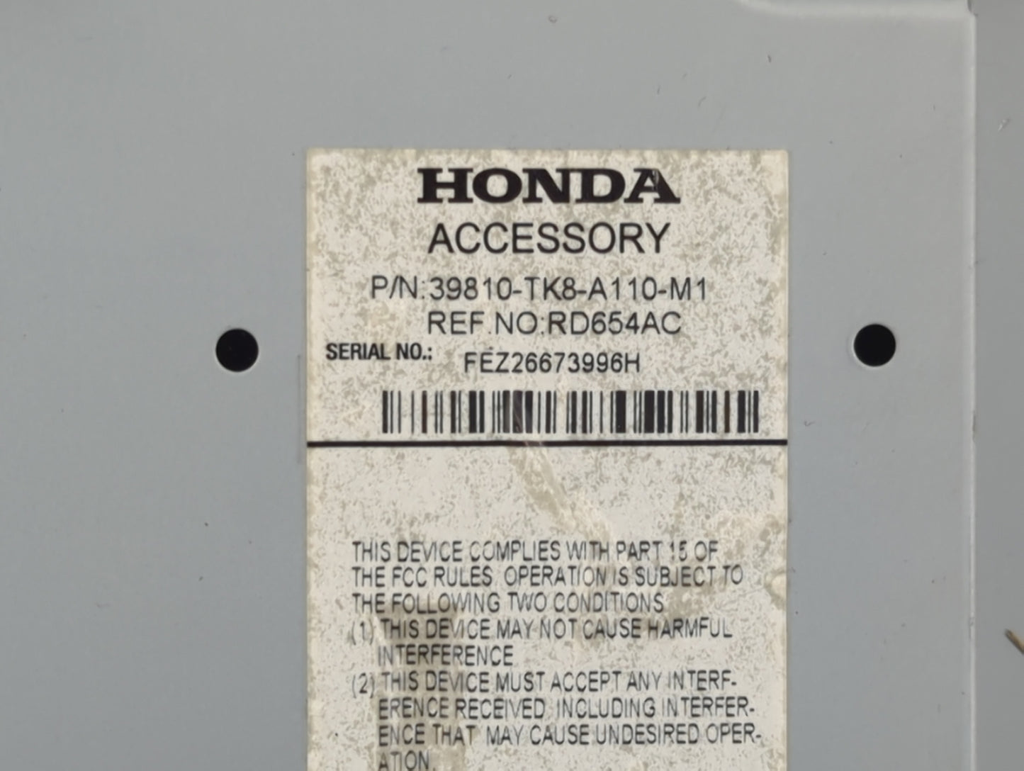 2014-2017 Honda Odyssey Instrument Cluster Speedometer Gauges P/N:39810-TKB-A110-M1 Fits Fits 2014 2015 2016 2017 OEM Used A