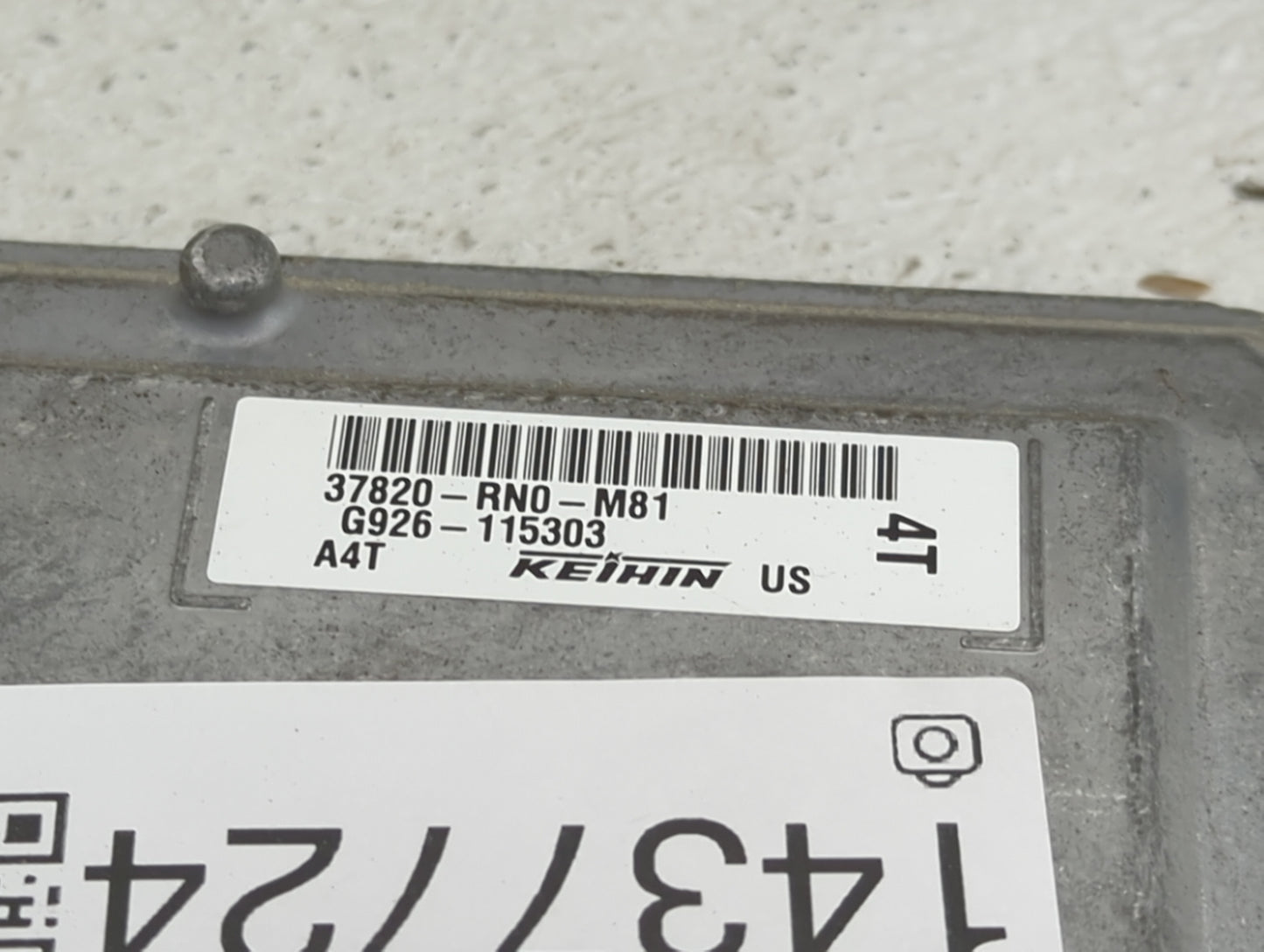 2013-2015 Honda Pilot PCM Engine Control Computer ECU ECM PCU OEM P/N:37820-RN0-M81 Fits Fits 2013 2014 2015 OEM Used Auto P
