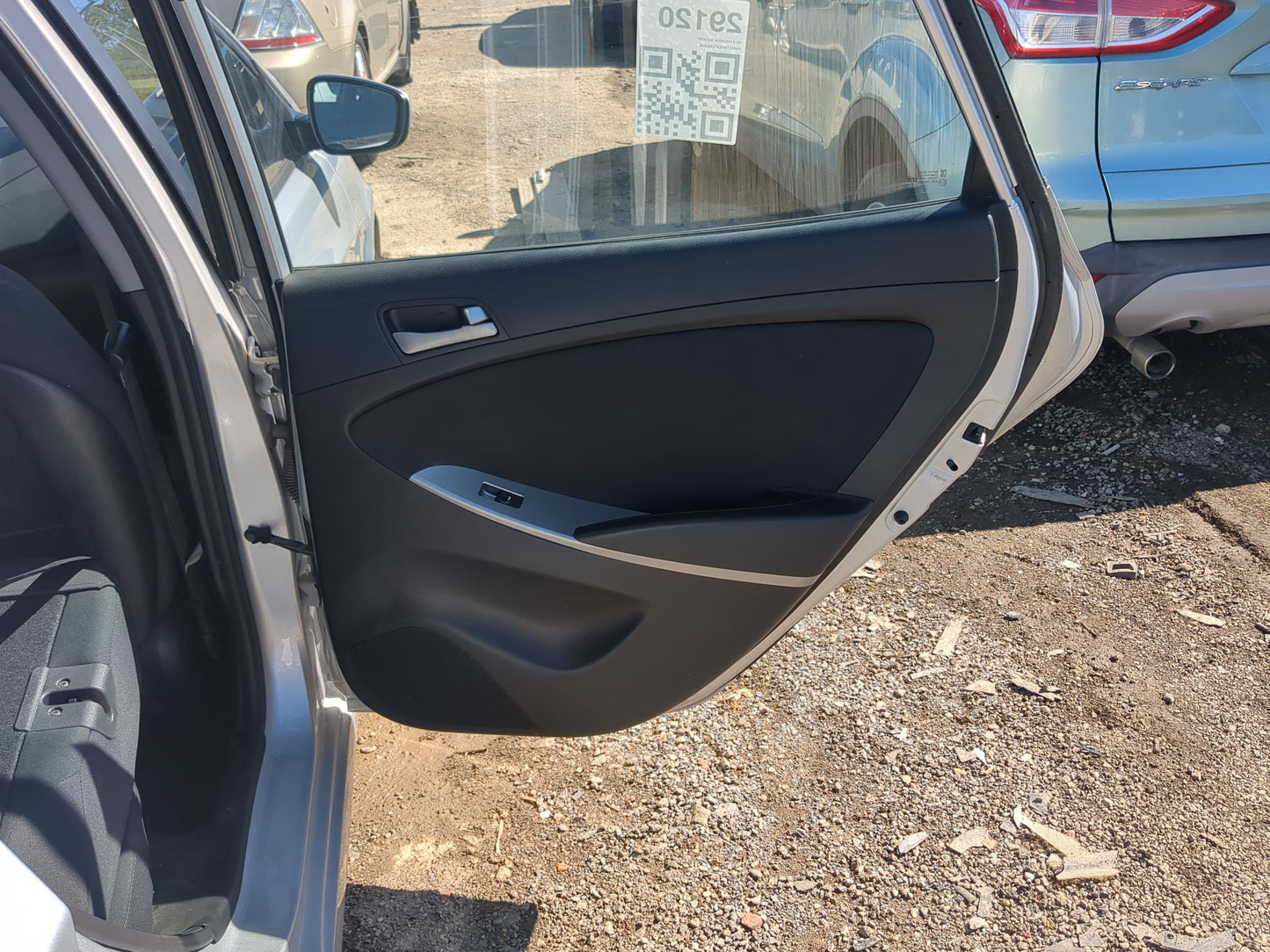 2012-2017 Hyundai Accent Passenger Rear Door Oem 1173365 - Oemusedautoparts1.com