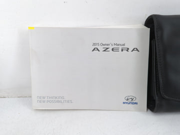 2015 Hyundai Azera Owners Manual Book Guide P/N:F3V0-EU40A OEM Used Auto Parts