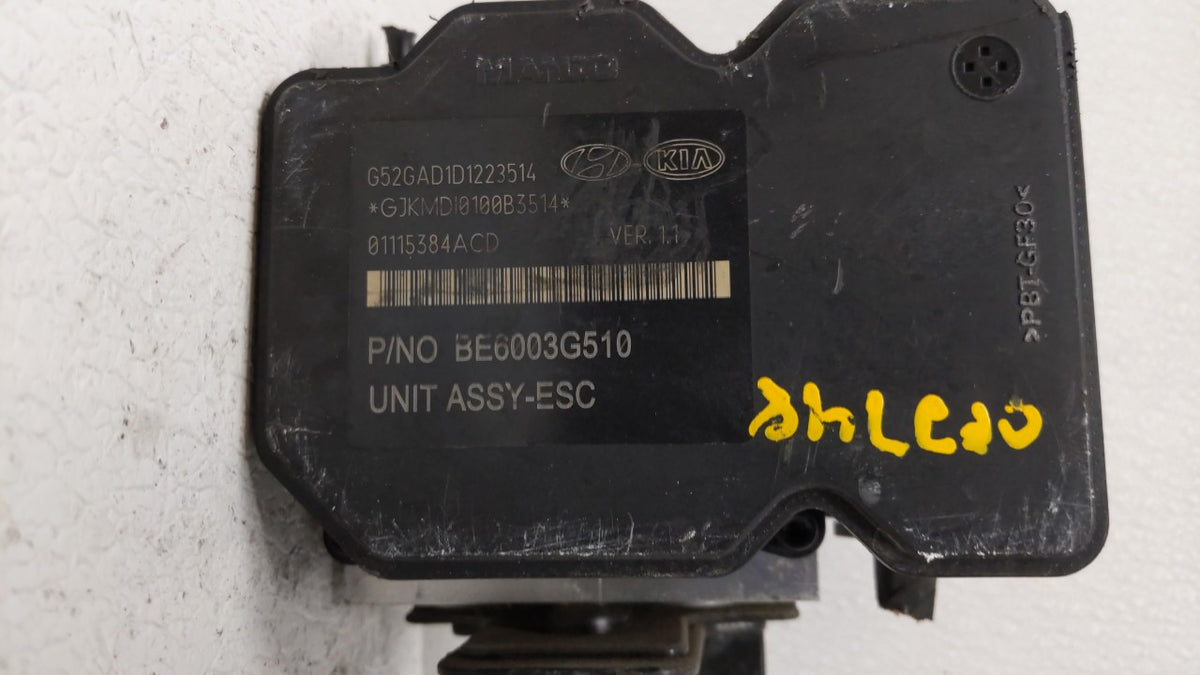 2014-2016 Hyundai Elantra Anti-Lock Brake ABS Pump Module Actuator OEM P/N:58920-3X630 BE6003G510 Fits Fits 2014 2015 2016 O
