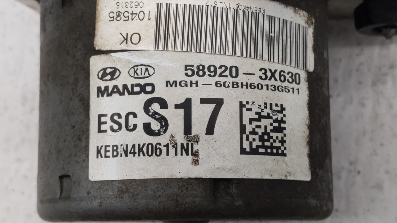 2014-2016 Hyundai Elantra ABS Pump Control Module Replacement P/N:58920-3X630 BE6003G510 Fits Fits 2014 2015 2016 OEM Used A