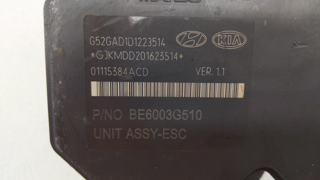 2014-2016 Hyundai Elantra ABS Pump Control Module Replacement P/N:58920-3X630 BE6003G510 Fits Fits 2014 2015 2016 OEM Used A