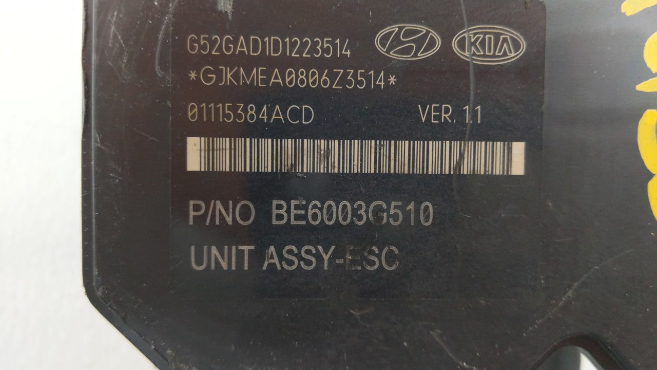 2014-2016 Hyundai Elantra ABS Pump Control Module Replacement P/N:58920-3X630 BE6003G510 Fits Fits 2014 2015 2016 OEM Used A