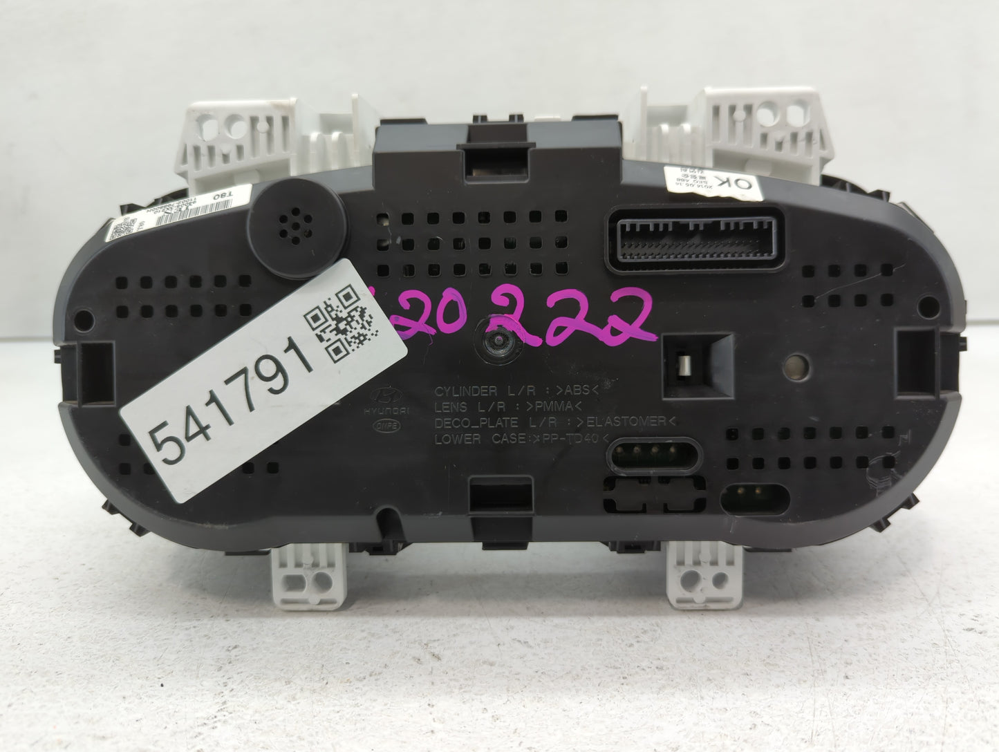 2014-2016 Hyundai Elantra Instrument Cluster Speedometer Gauges P/N:94004-3X210 Miles: Fits Fits 2014 2015 2016 OEM Used Aut