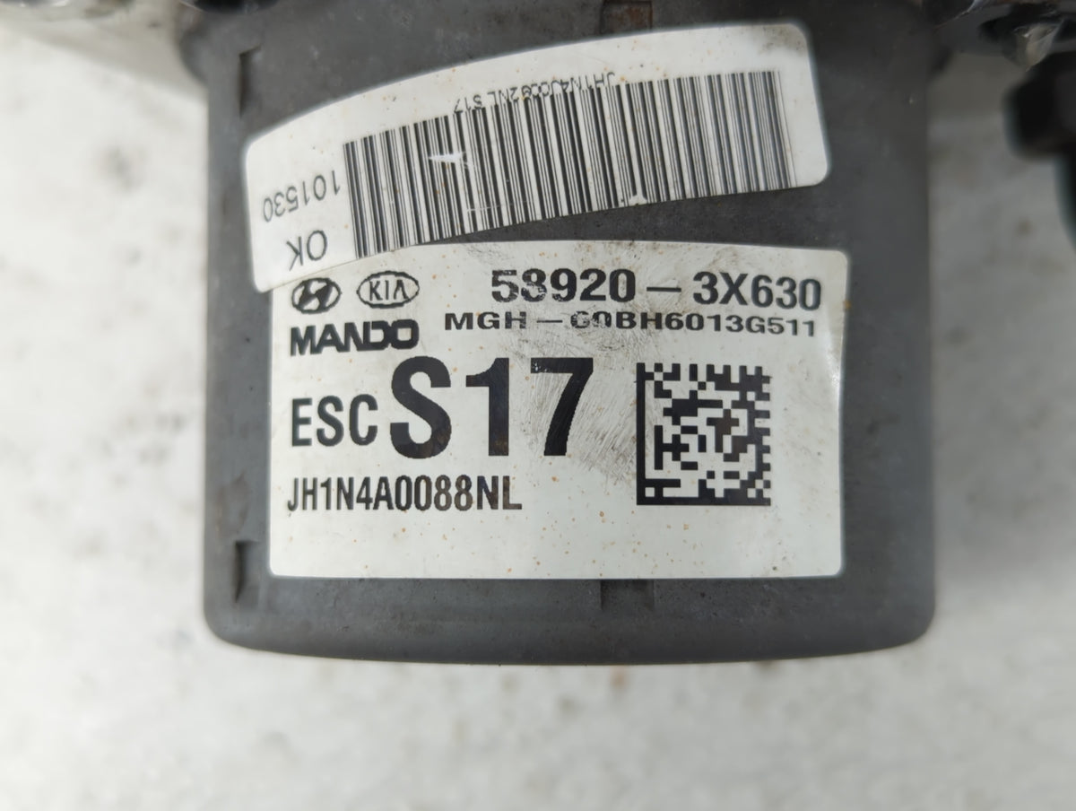 2014-2016 Hyundai Elantra Anti-Lock Brake ABS Pump Module Actuator OEM P/N:58920-3X630 Fits Fits 2014 2015 2016 OEM Used Aut