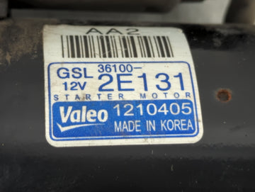 2014-2016 Hyundai Elantra Car Starter Motor Solenoid OEM P/N:36100-2E131 Fits Fits 2014 2015 2016 OEM Used Auto Parts