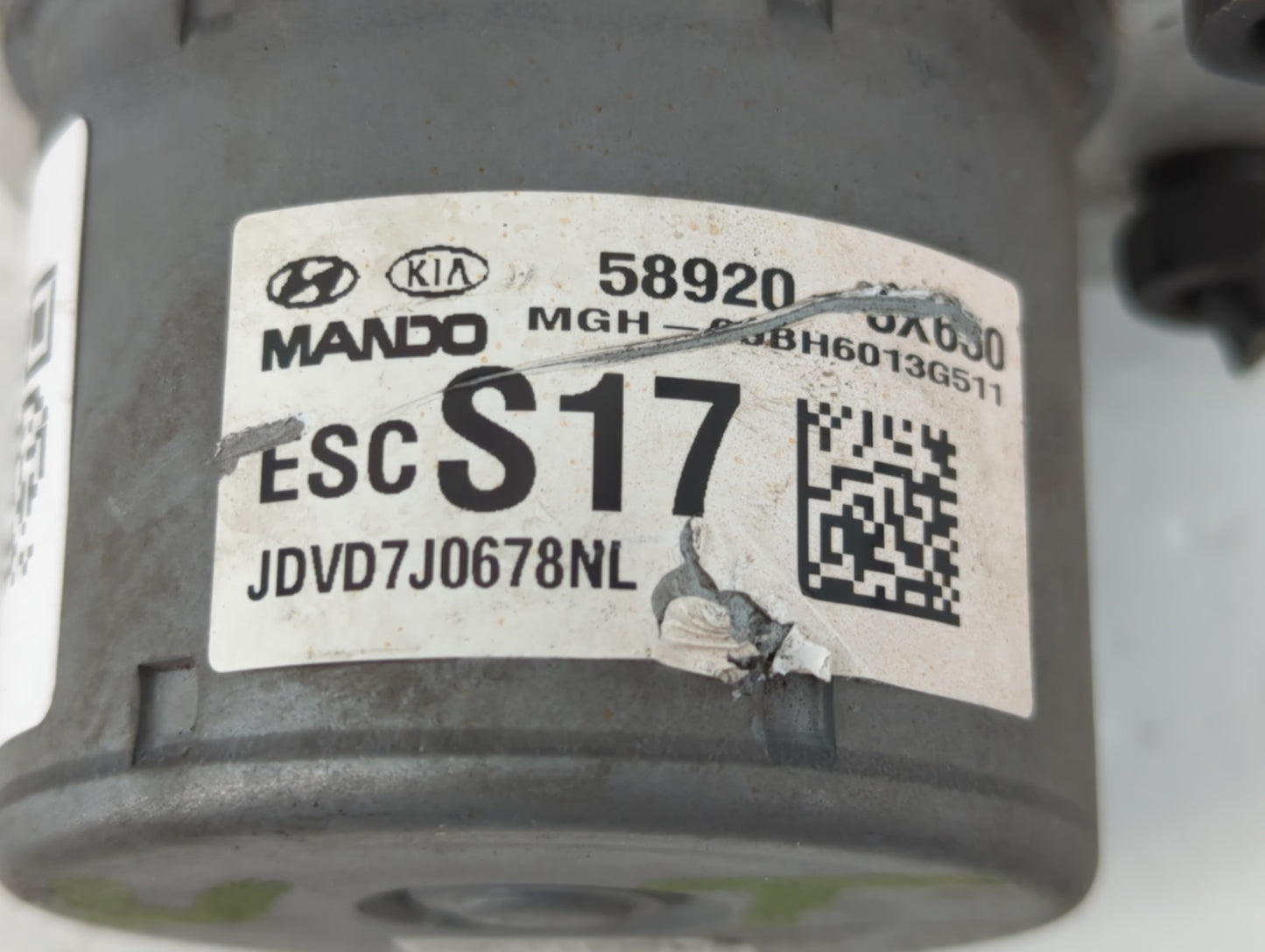 2014-2016 Hyundai Elantra ABS Pump Control Module Replacement P/N:58920-3X630 Fits Fits 2014 2015 2016 OEM Used Auto Parts -