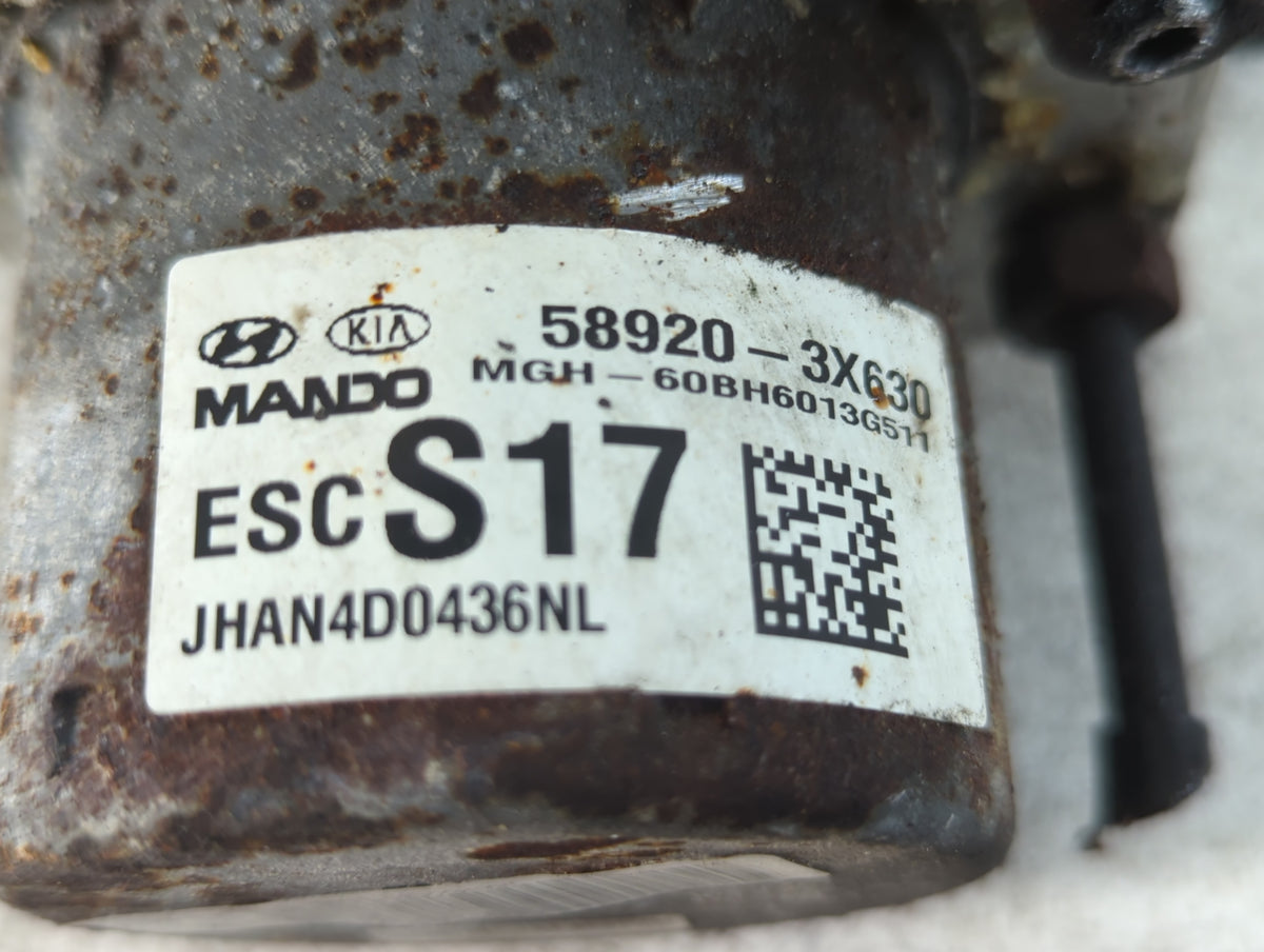 2014-2016 Hyundai Elantra Anti-Lock Brake ABS Pump Module Actuator OEM P/N:58920-3X630 Fits Fits 2014 2015 2016 OEM Used Aut