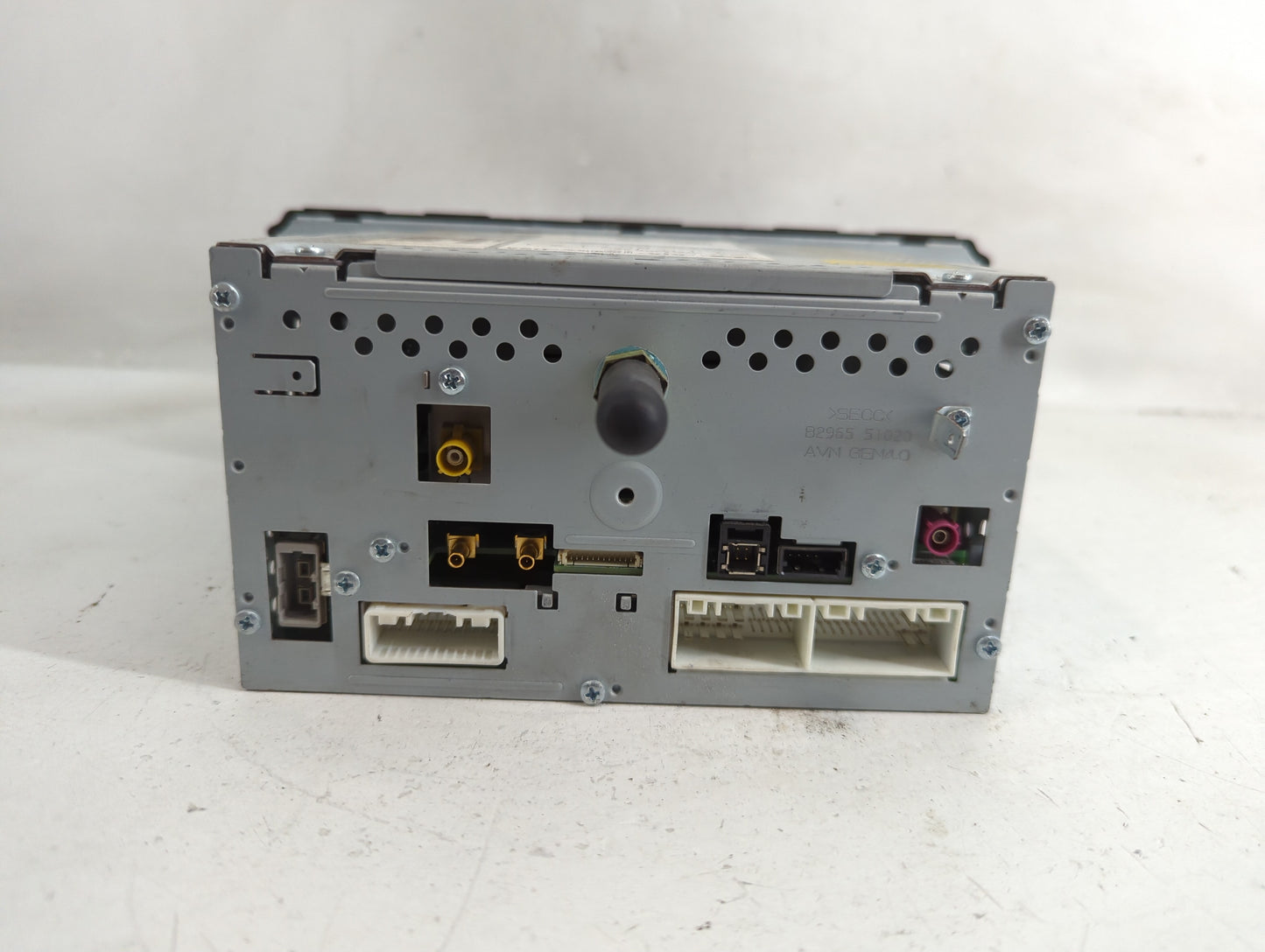 2015-2016 Hyundai Genesis Radio AM FM Cd Player Receiver Replacement P/N:96560-B14224X Fits Fits 2015 2016 OEM Used Auto Par