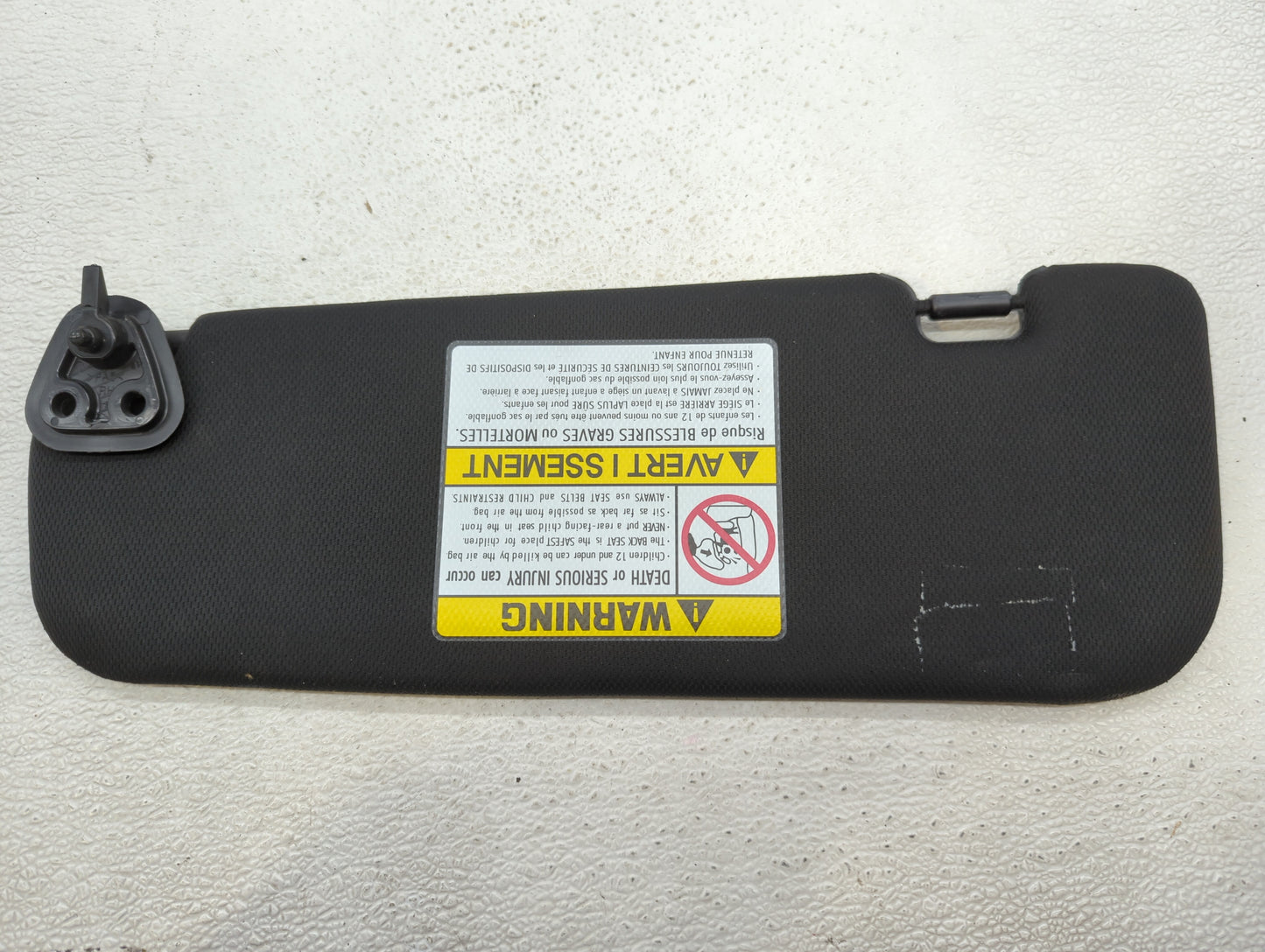 2009-2016 Hyundai Genesis Sun Visor Shade Replacement Passenger Right Mirror Fits Fits 2009 2010 2011 2012 2013 2014 2015 20
