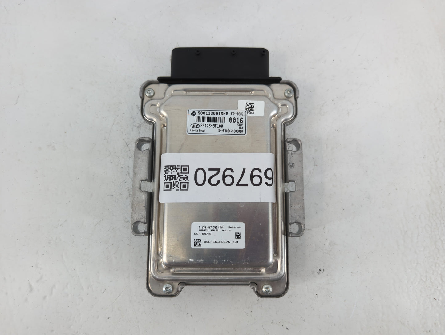 2015-2016 Hyundai Genesis PCM Engine Control Computer ECU ECM PCU OEM P/N:9001130016KB 39175-3F100 Fits Fits 2015 2016 2017